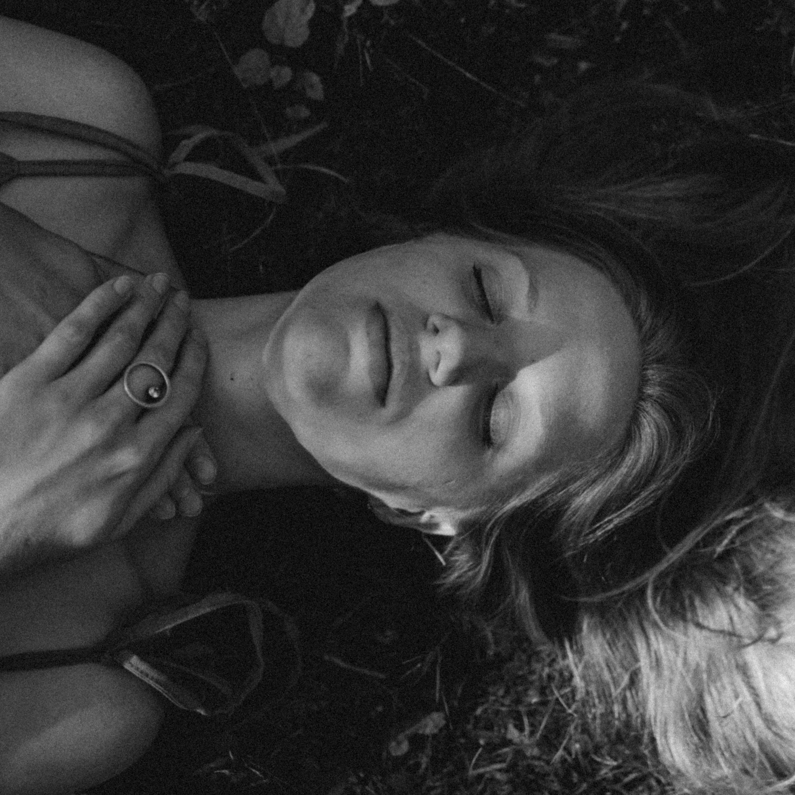 Съемка с Ирой в лесу