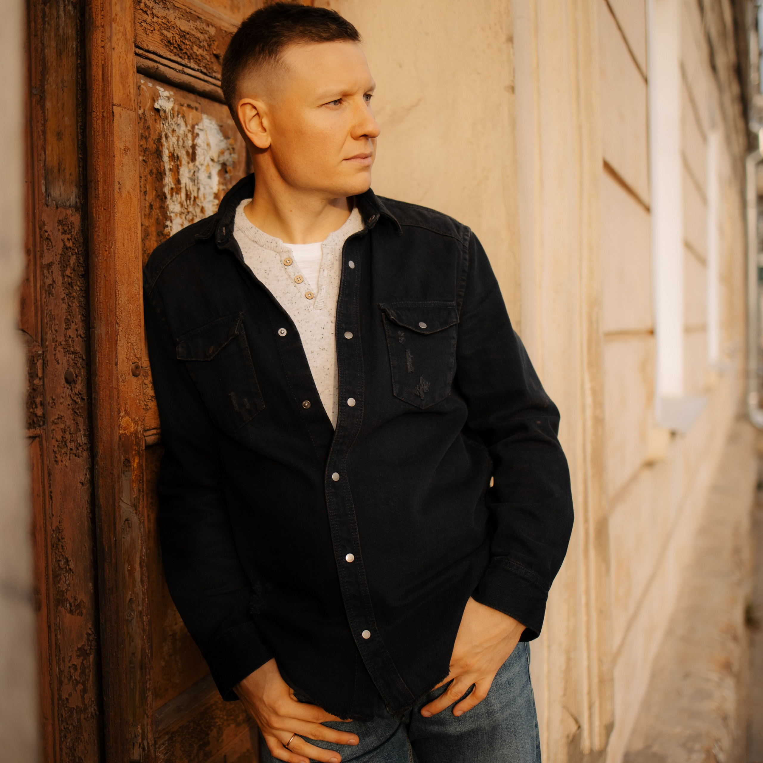 Брутальная мужская съемка с Виталием