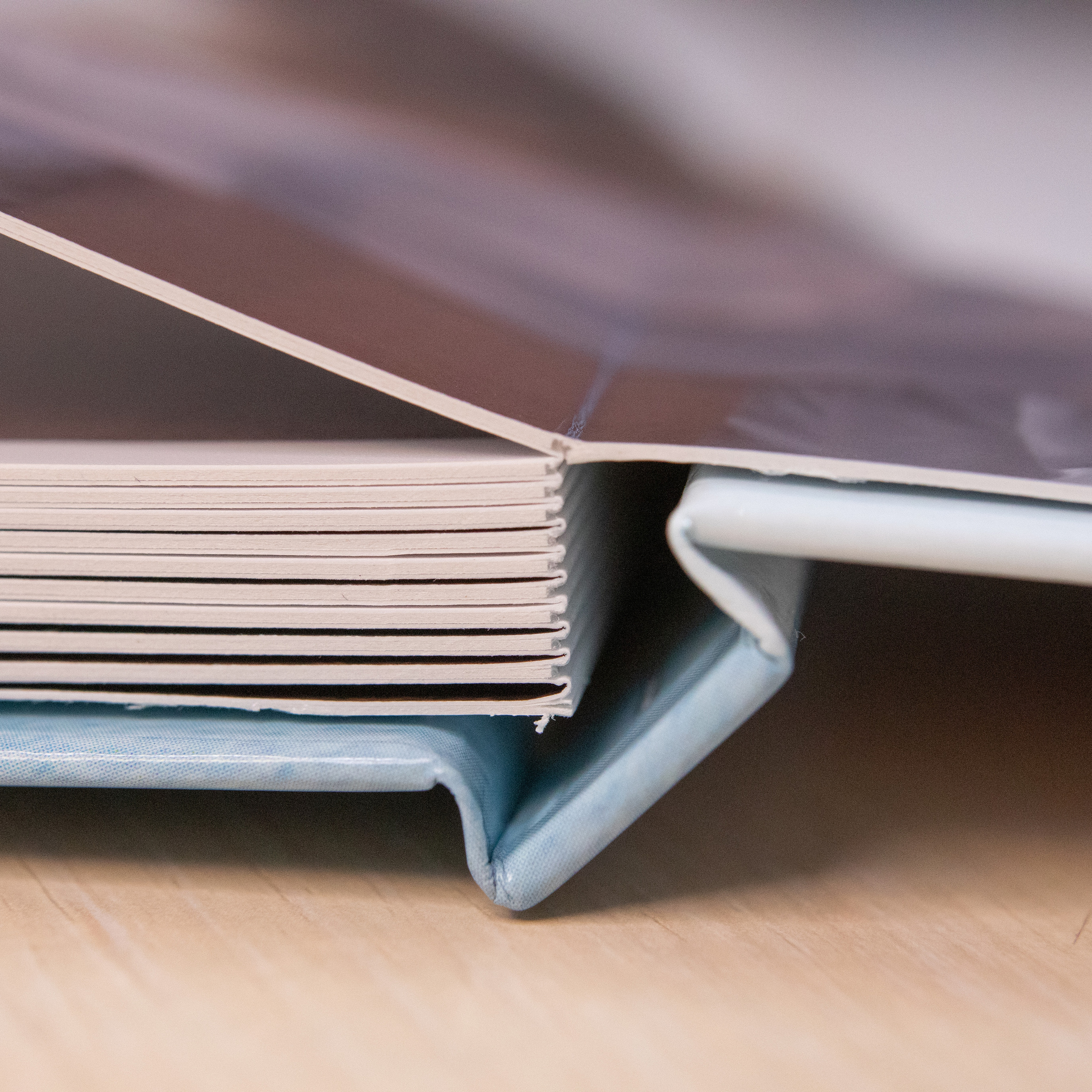 Фотокнига ROYAL в твердой обложке с очень плотными листами. Фотограф новорождённых Братск