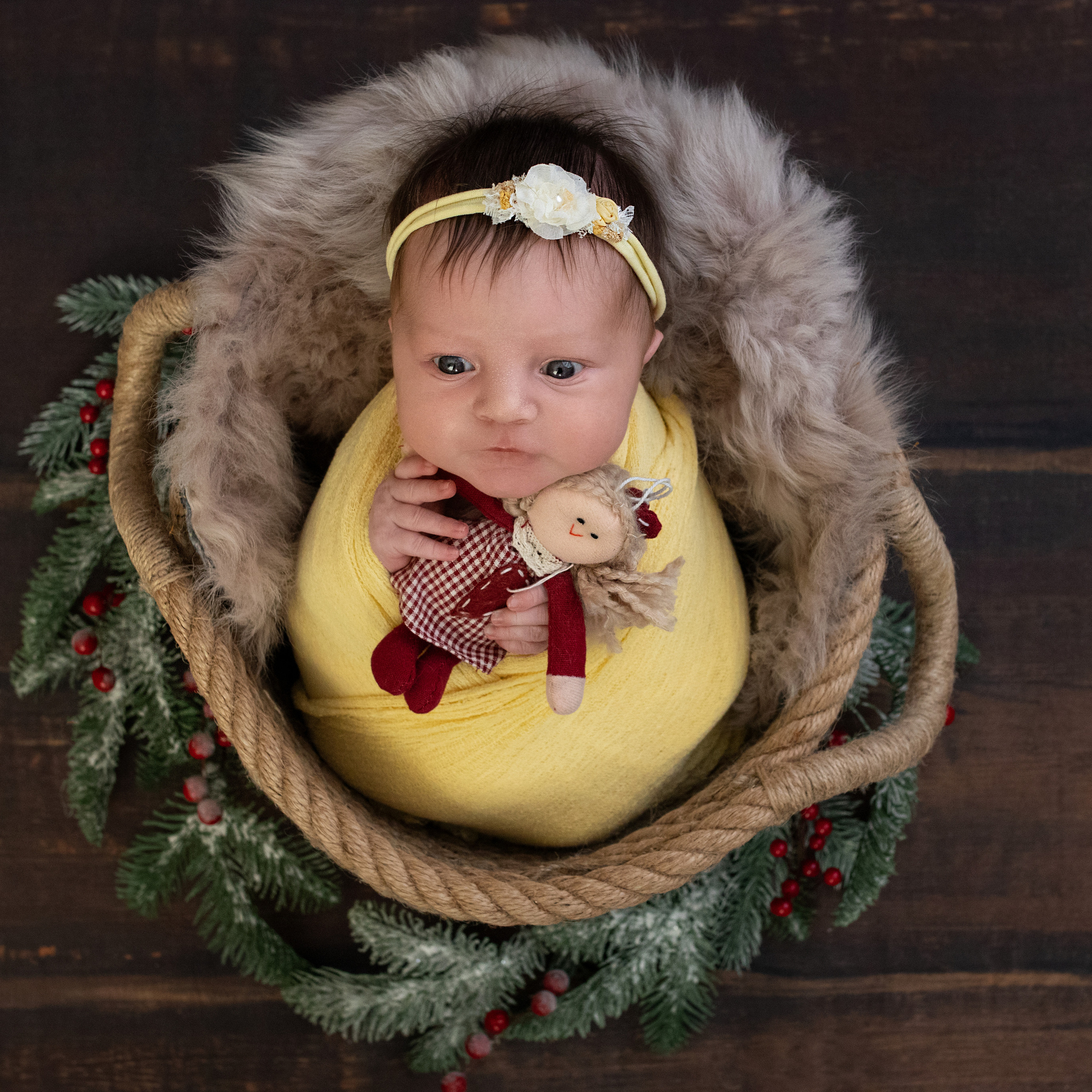 Классическая ньюборн фотосессия. Фотограф новорождённых Братск