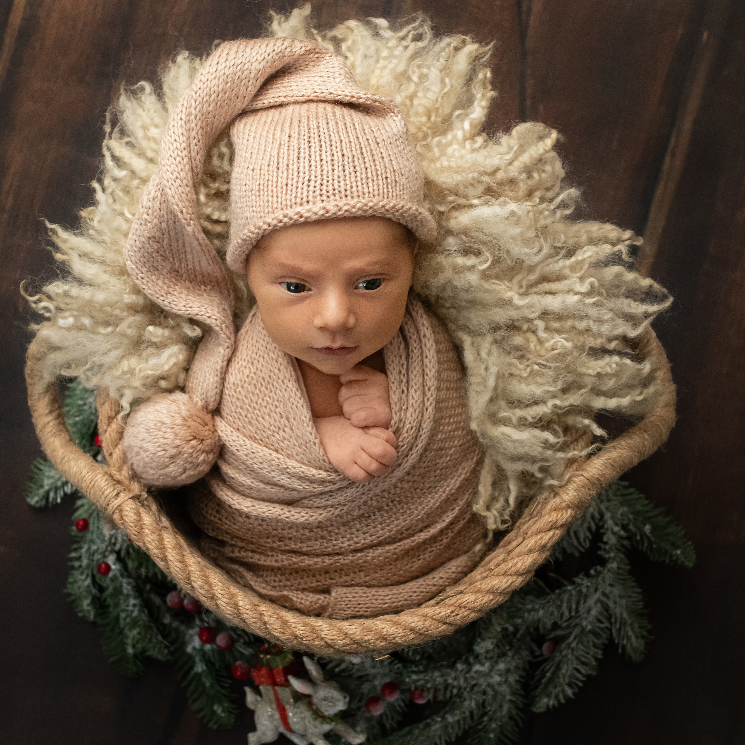 Классическая ньюборн фотосессия. Фотограф новорождённых Братск