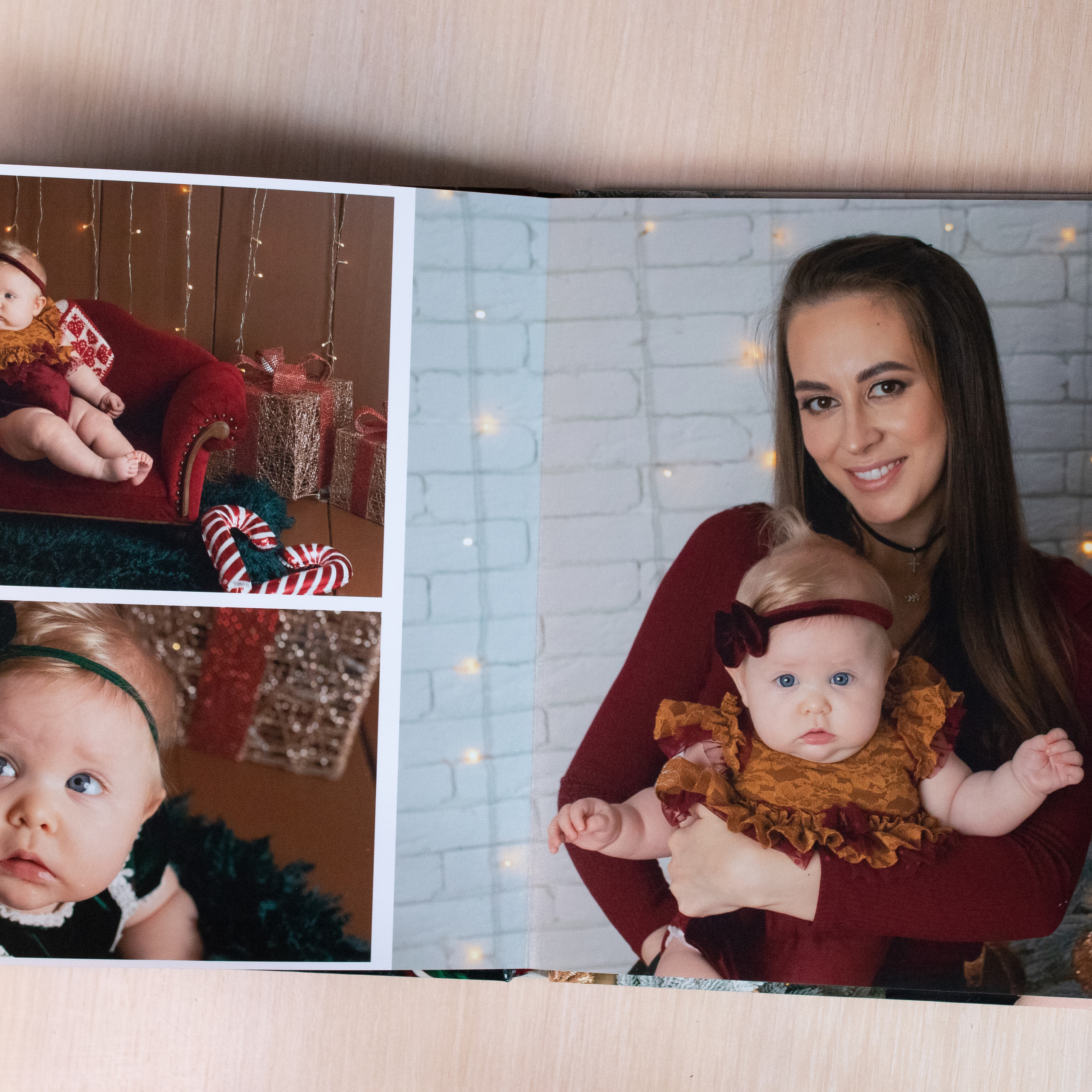 Фотокнига Премиум в твердой обложке. Фотограф новорождённых Братск