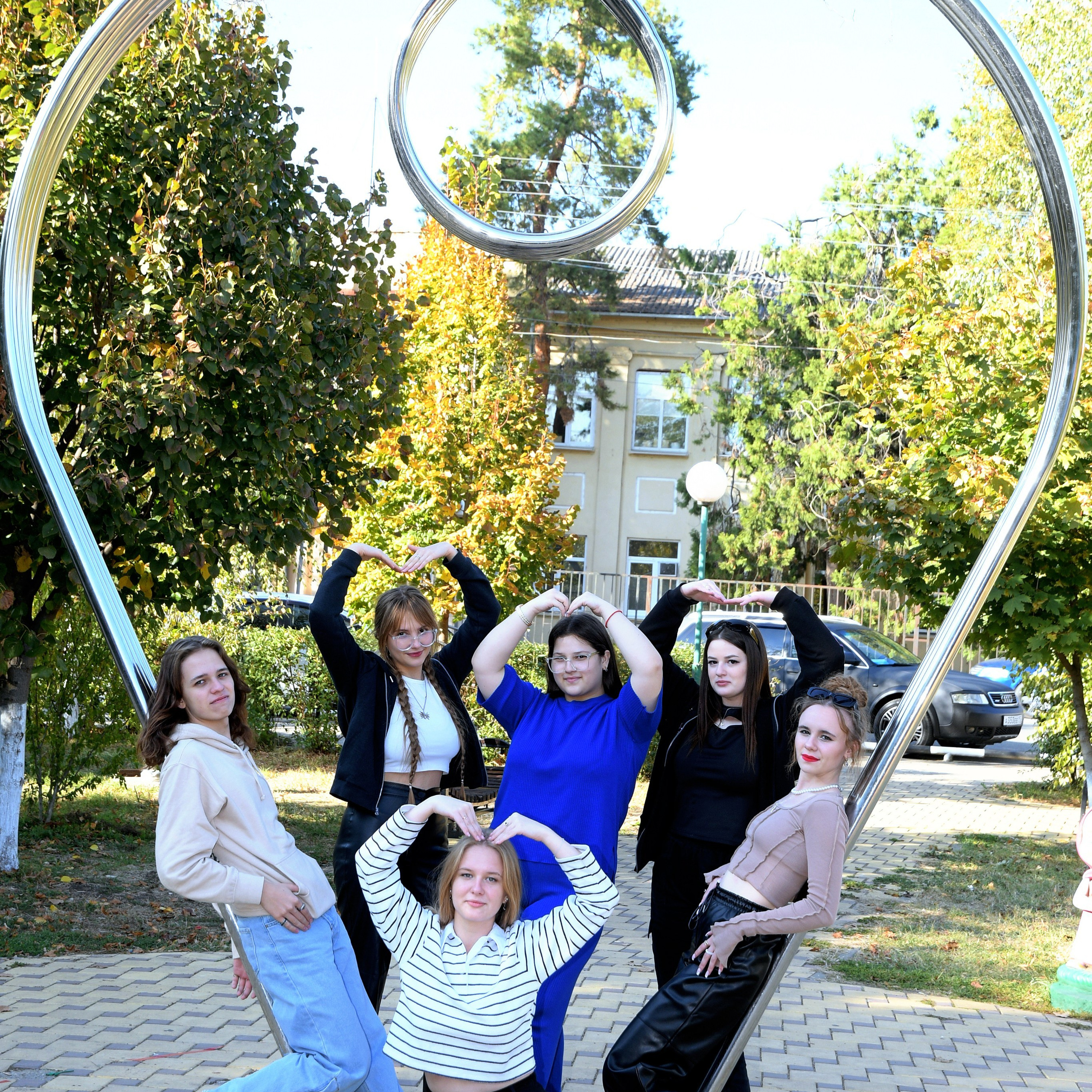 Фотосессия на стадионе и в парке