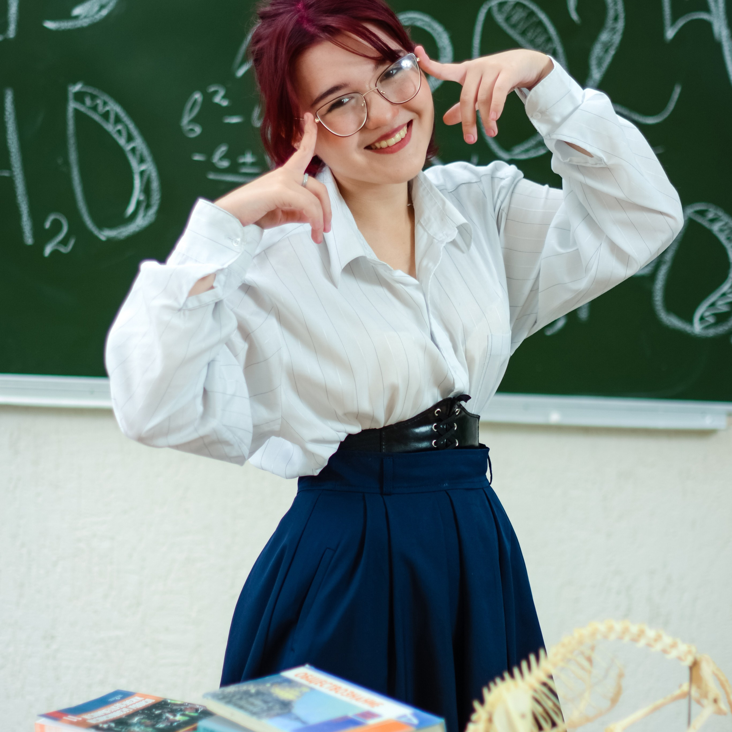 Фотосессия в школе и в библиотеке