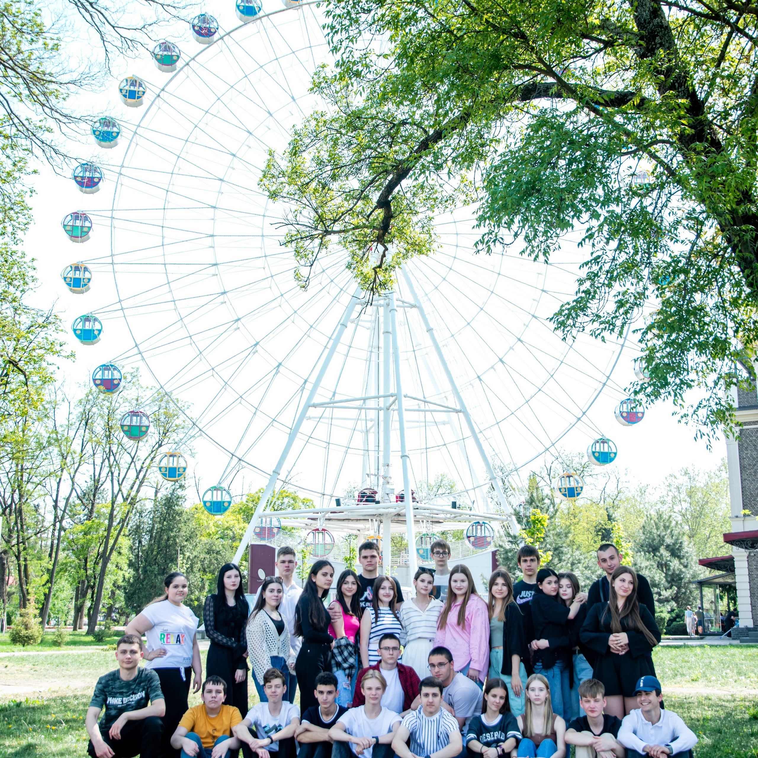 Фотосессия в городском саду