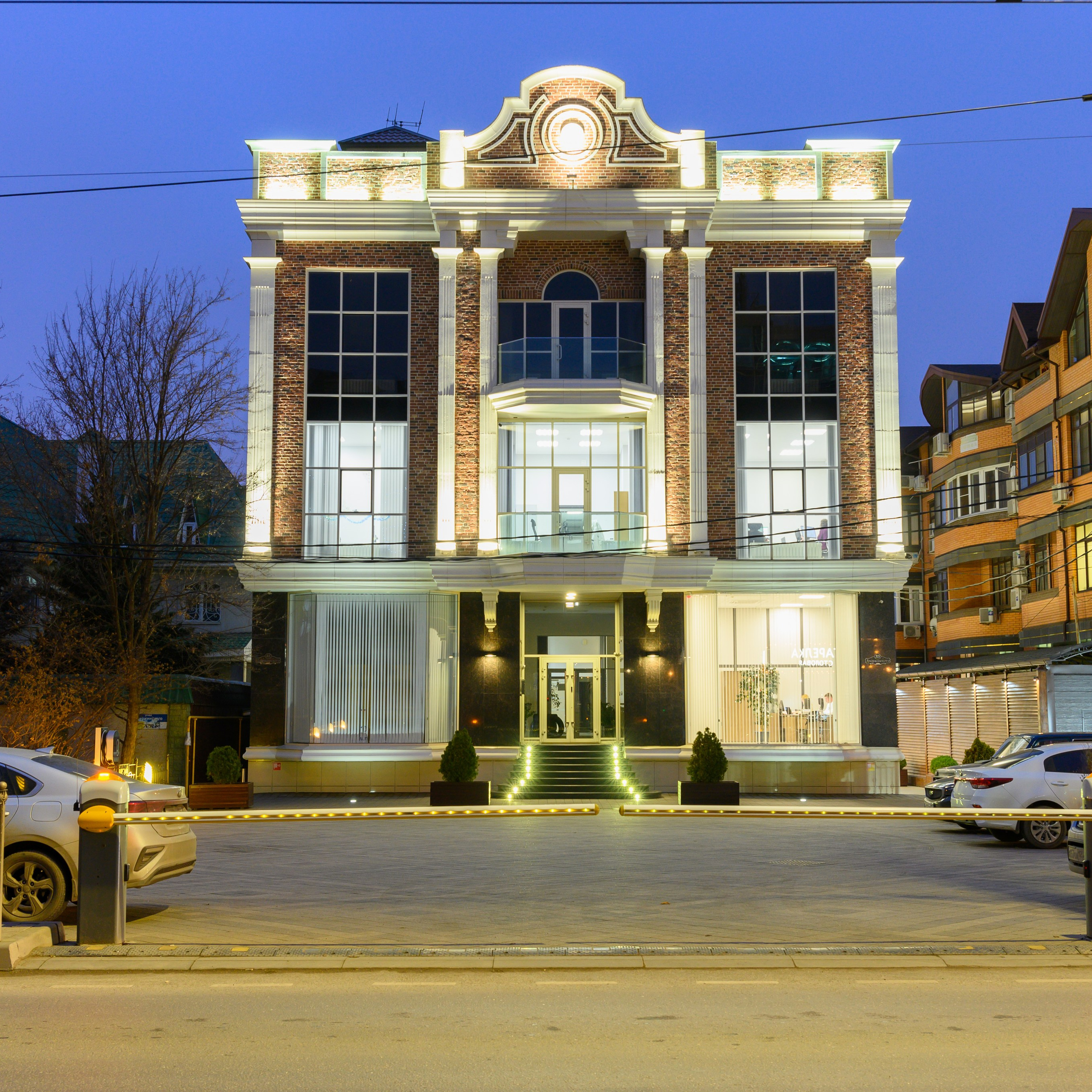 Архитектурная подсветка фасадов зданий