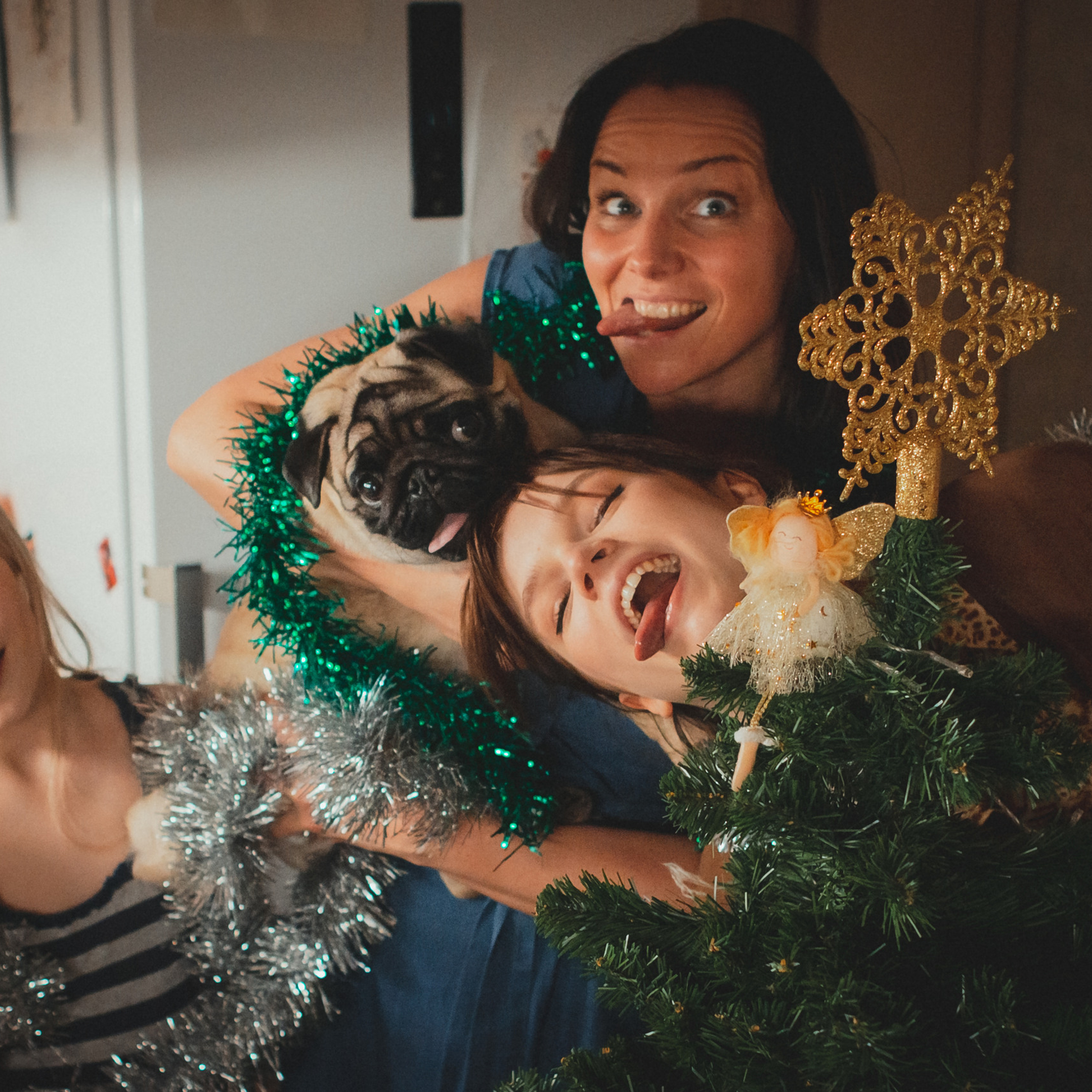 Семейная Домашняя фотосессия Новый Год.