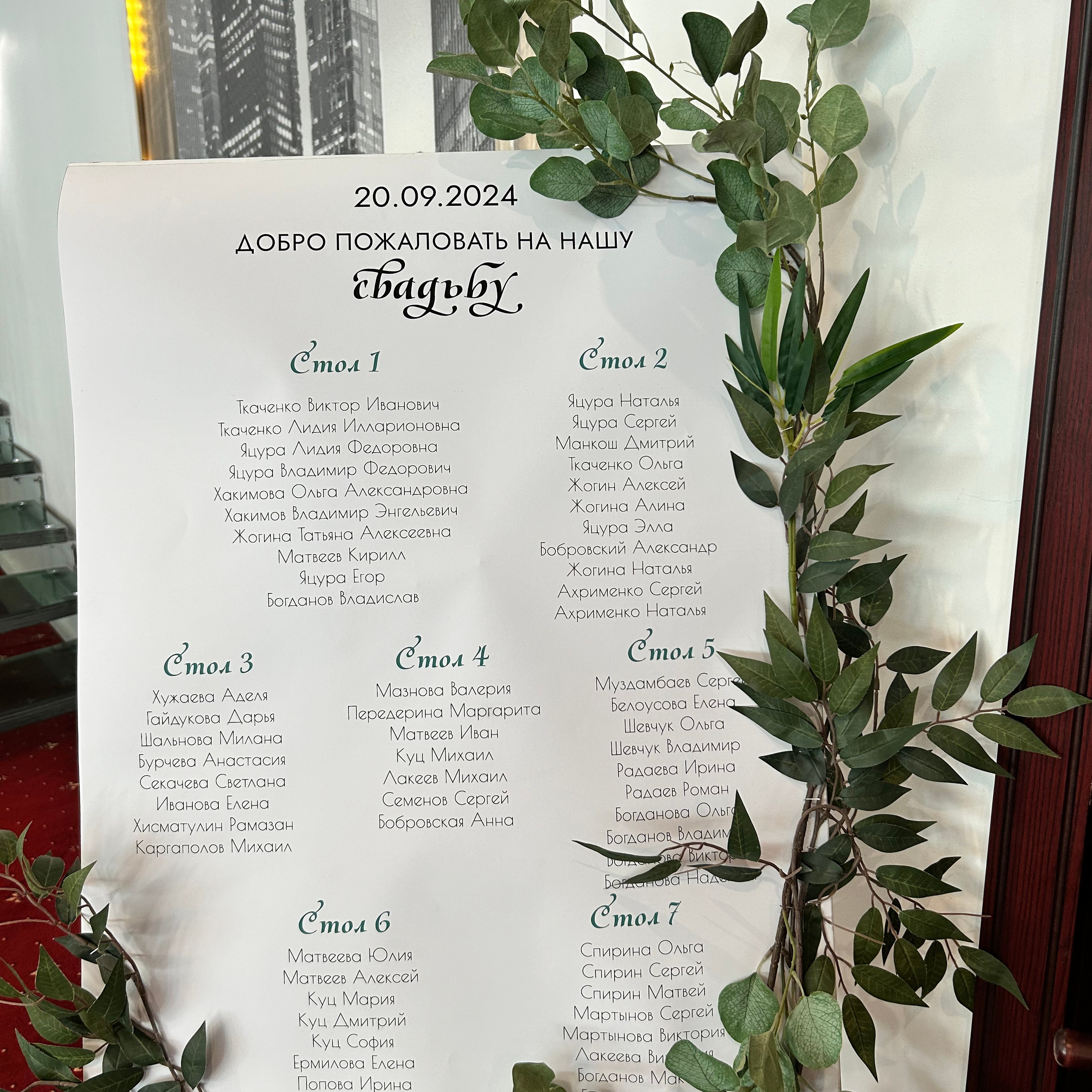 Рассада гостей