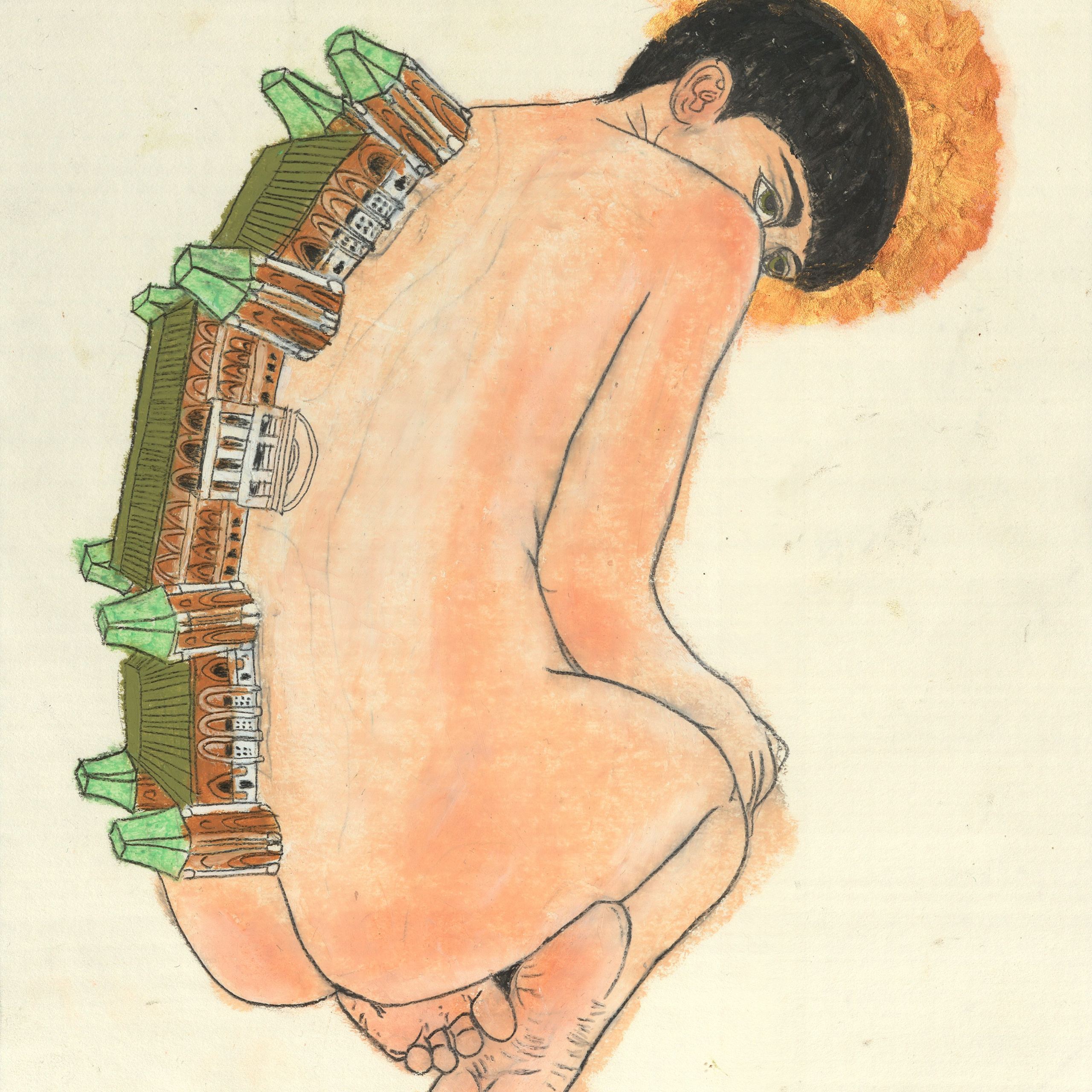 Graphics and paintings. Ksenia Markelova, multidisciplinary artist, Yekaterinburg