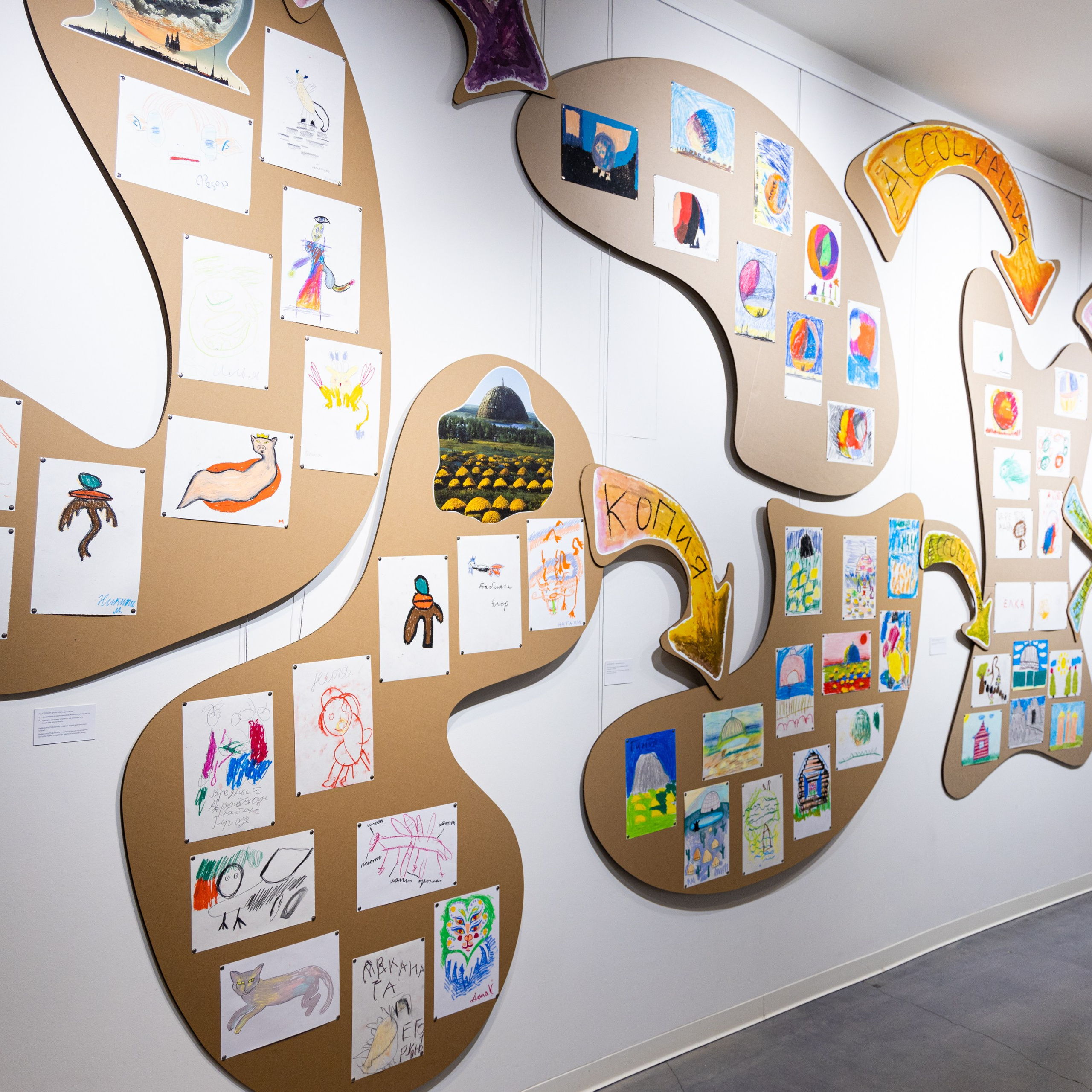 ''Non-obvious responses'', Art-gallery of Yeltsin Center, Yekaterinburg, 2023. Ksenia Markelova, multidisciplinary artist, Yekaterinburg