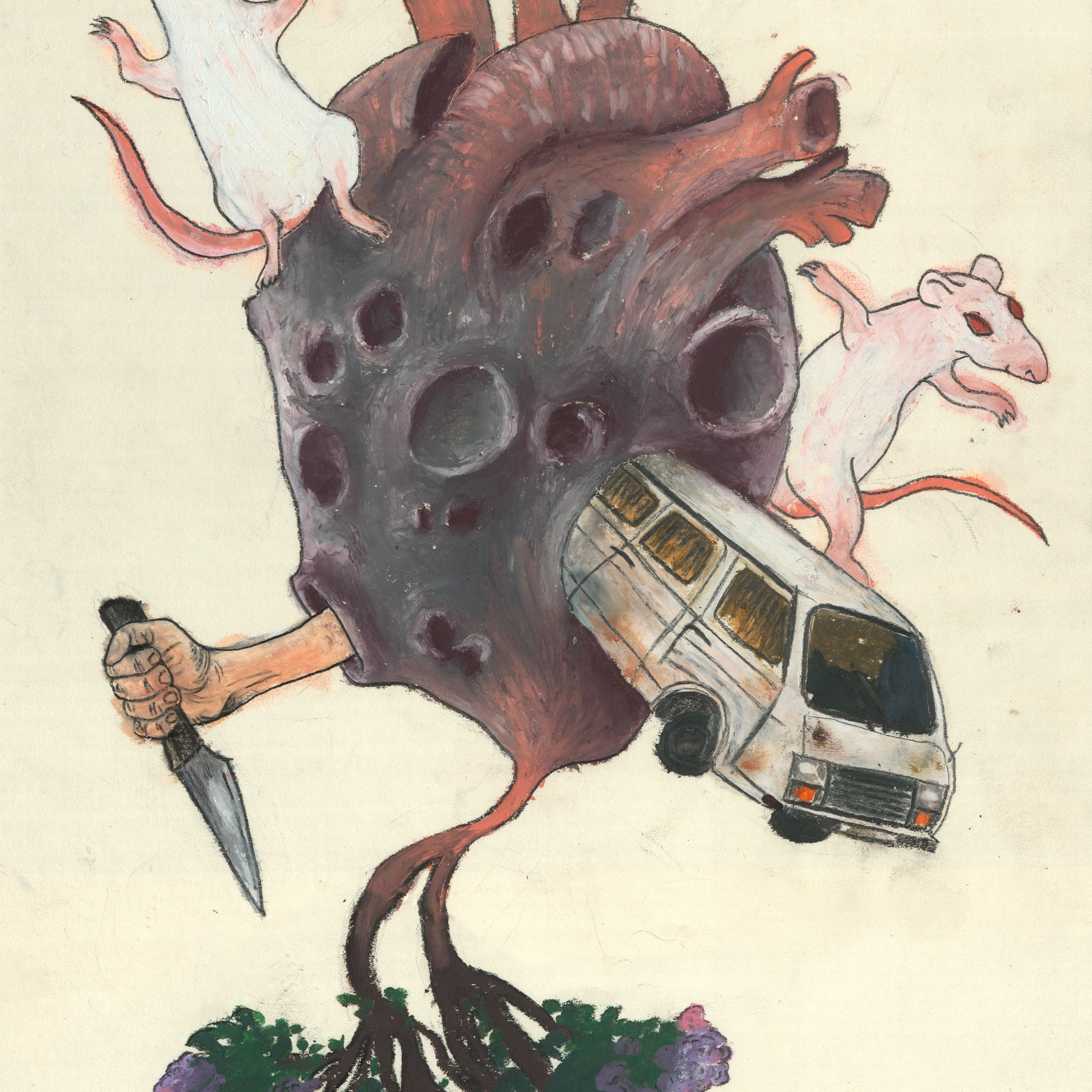 Graphics and paintings. Ksenia Markelova, multidisciplinary artist, Yekaterinburg