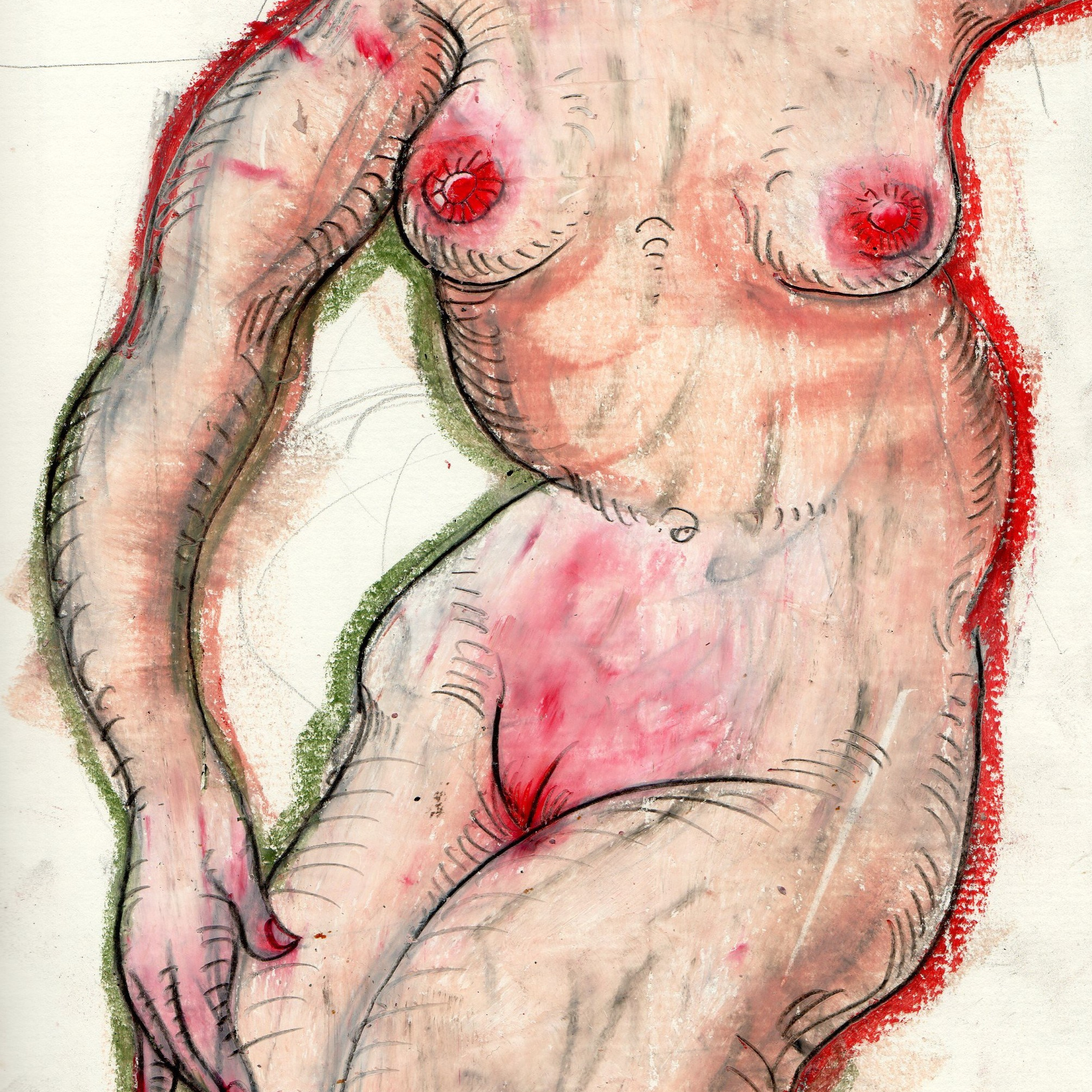 Graphics and paintings. Ksenia Markelova, multidisciplinary artist, Yekaterinburg