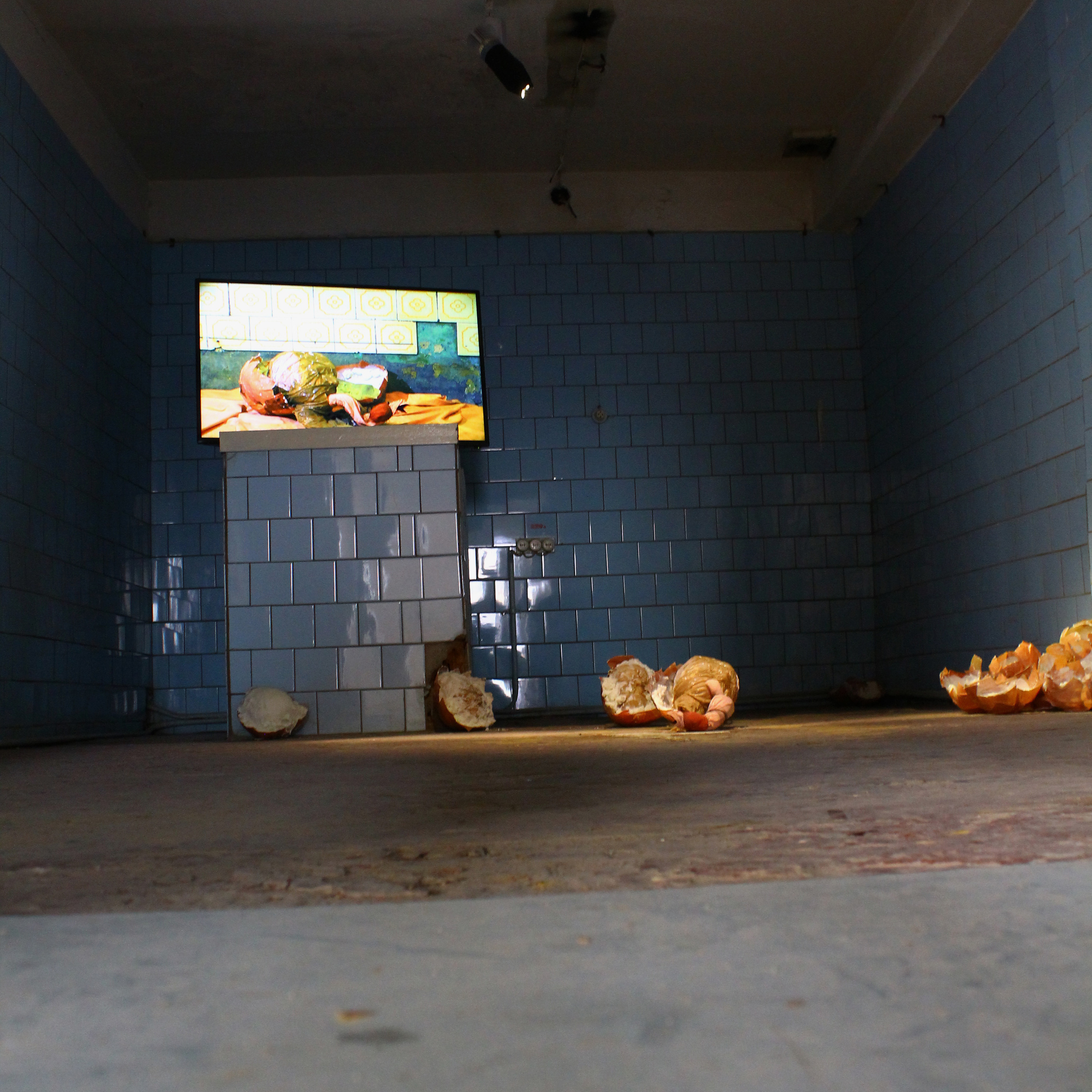 “The Room” installation, 2019. Ksenia Markelova, multidisciplinary artist, Yekaterinburg