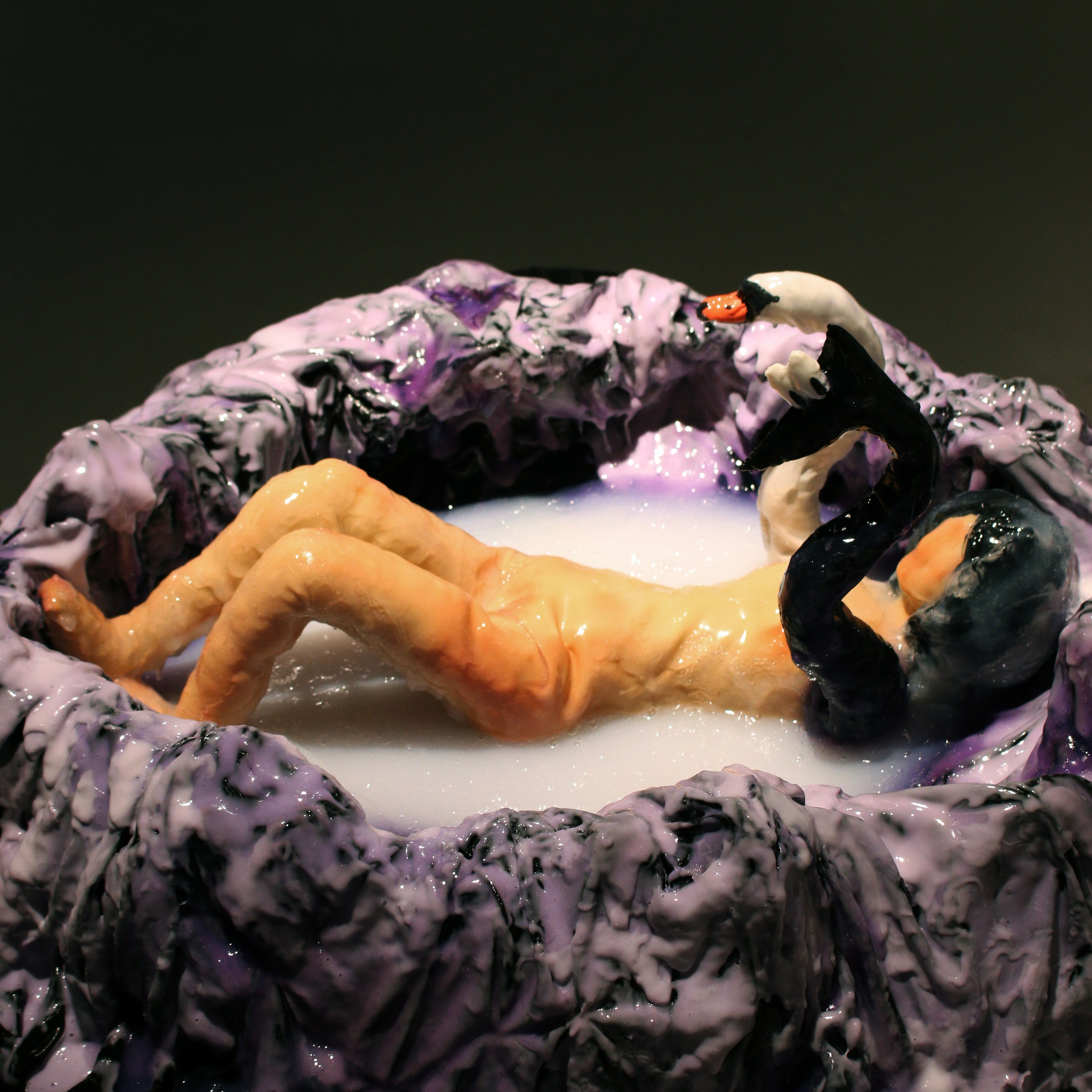 “The Worm and the Swan”, 2024. Ksenia Markelova, multidisciplinary artist, Yekaterinburg