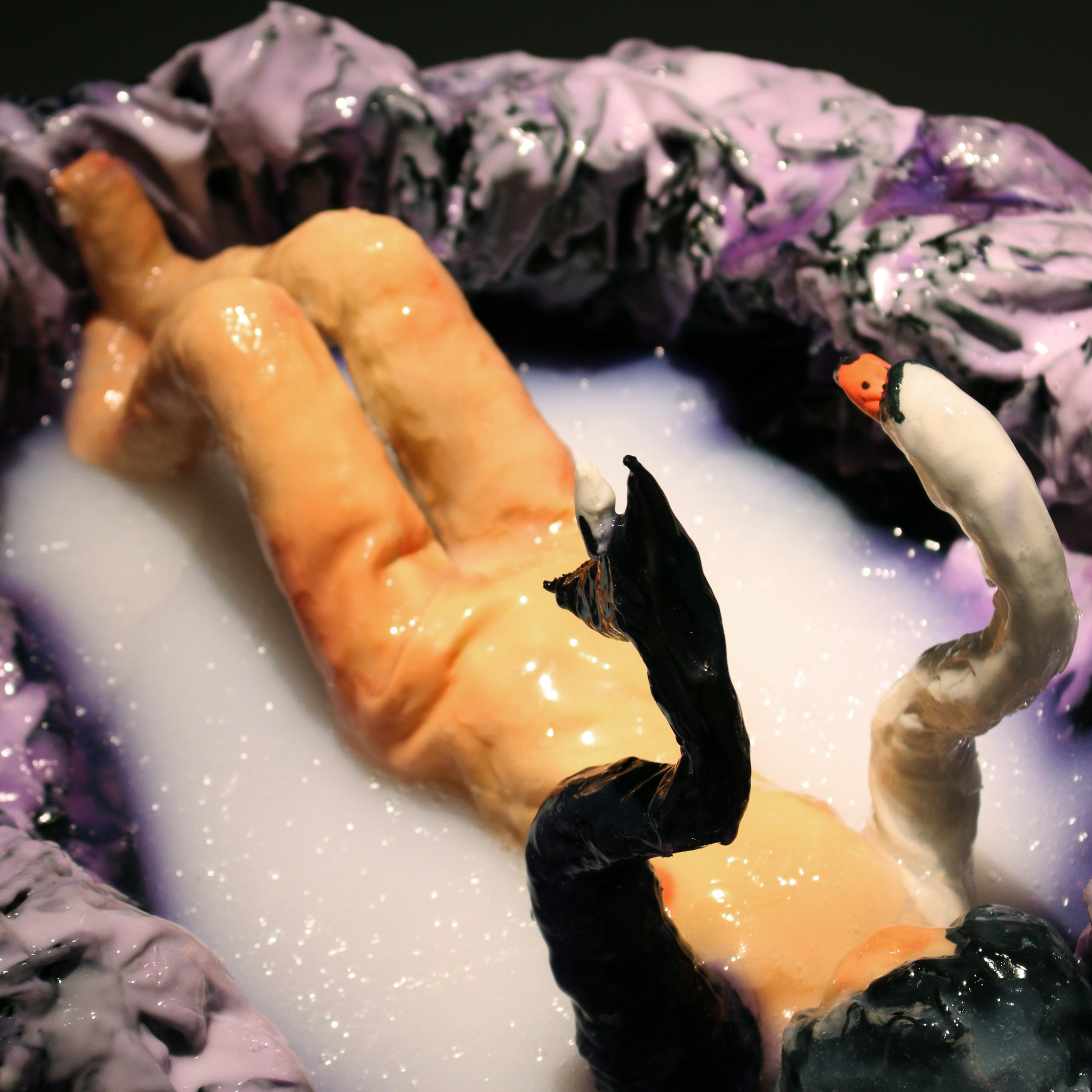 “The Worm and the Swan”, 2024. Ksenia Markelova, multidisciplinary artist, Yekaterinburg