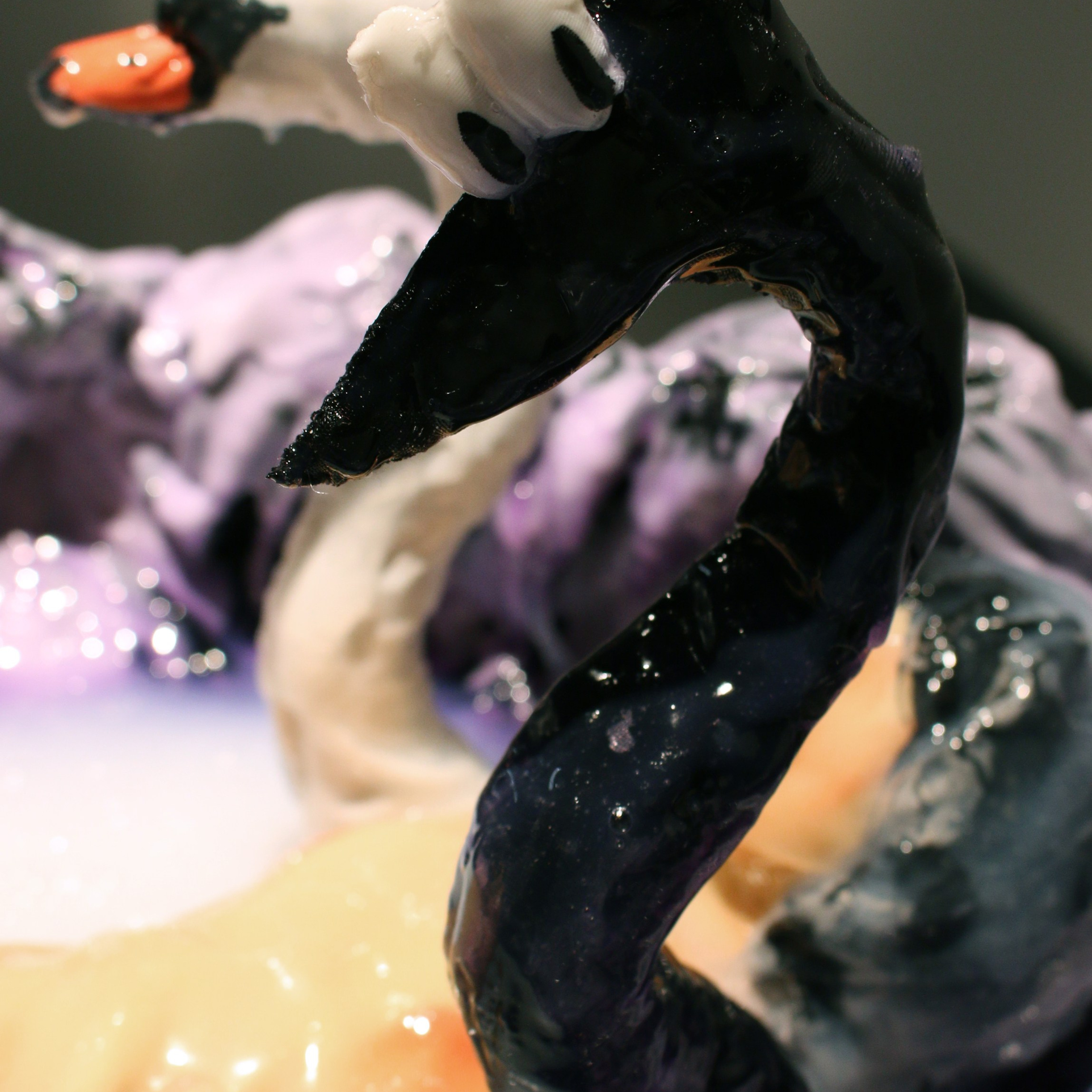 “The Worm and the Swan”, 2024. Ksenia Markelova, multidisciplinary artist, Yekaterinburg