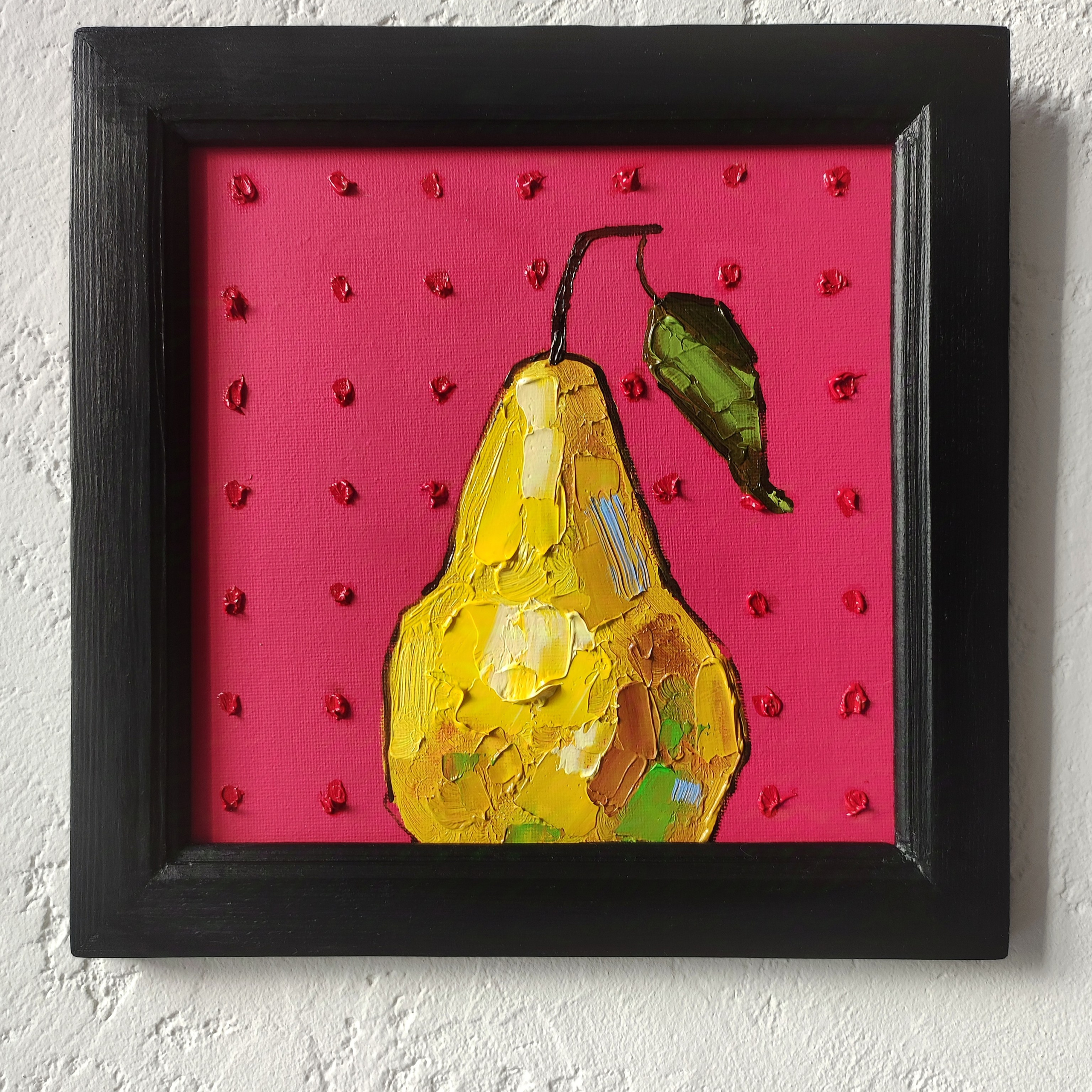 «Грушенька на малиновом фоне».