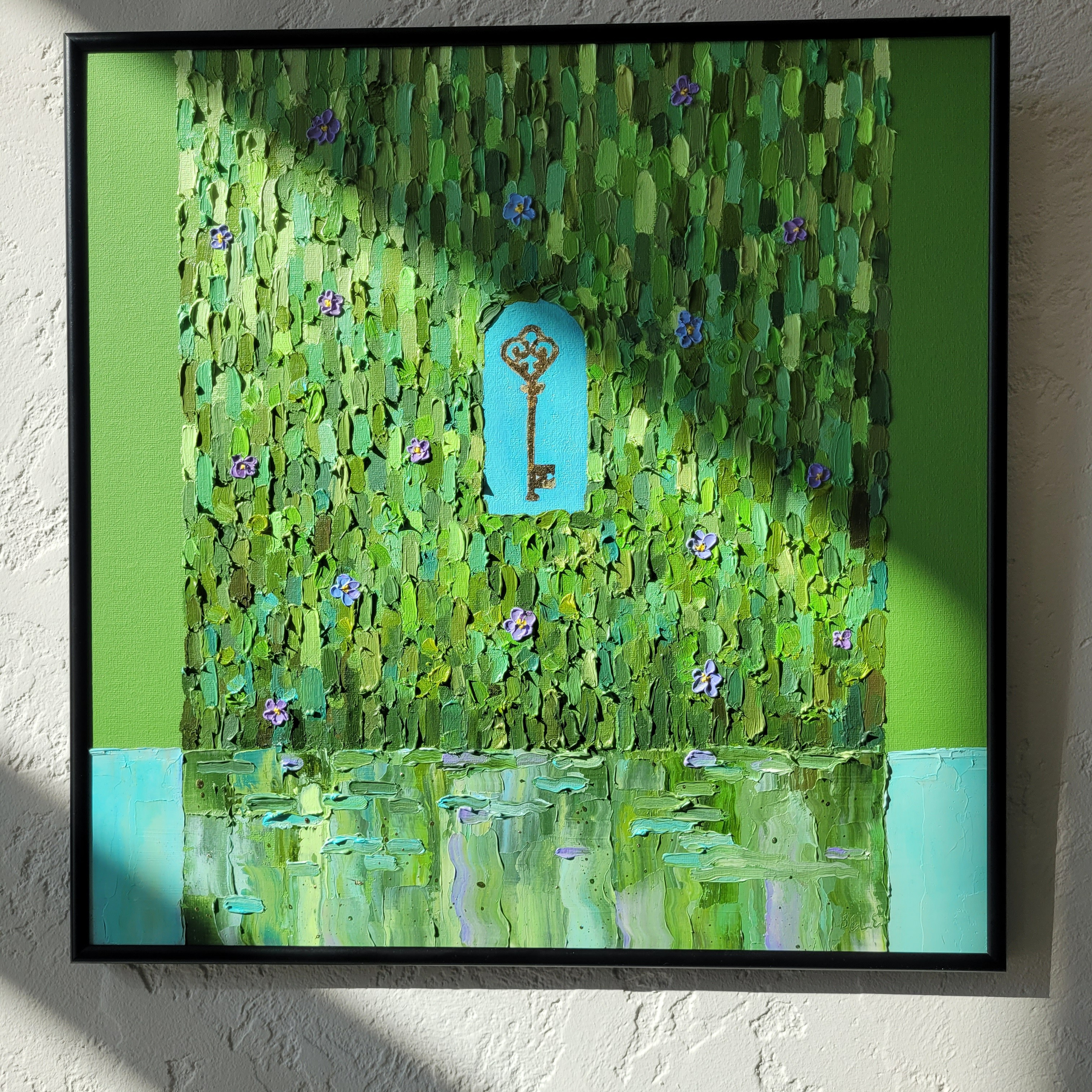 Картина маслом. «Ключ к счастью». Галерея авторских картин художницы Бельмесовой Евгении