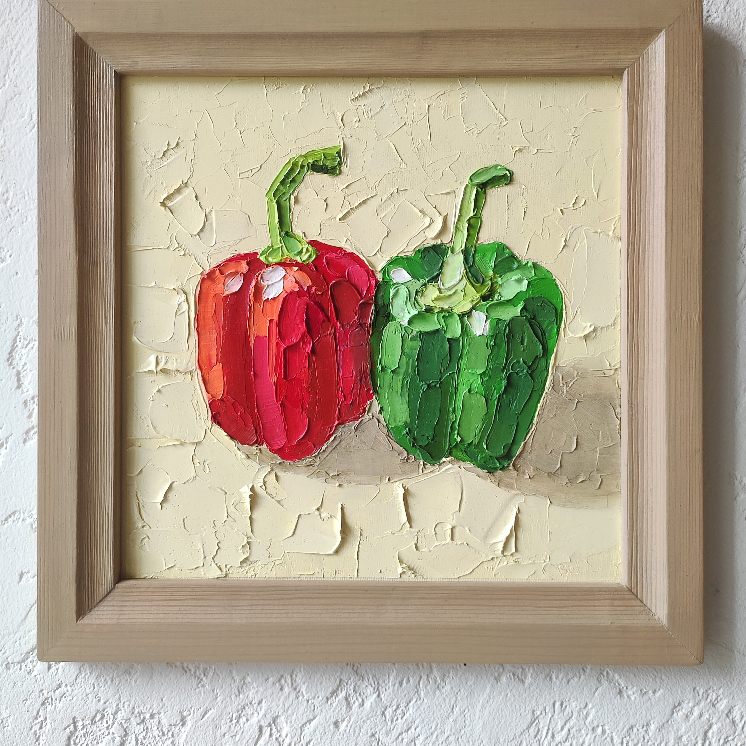 «Сладкая парочка», 25×25 см, холст на картоне.