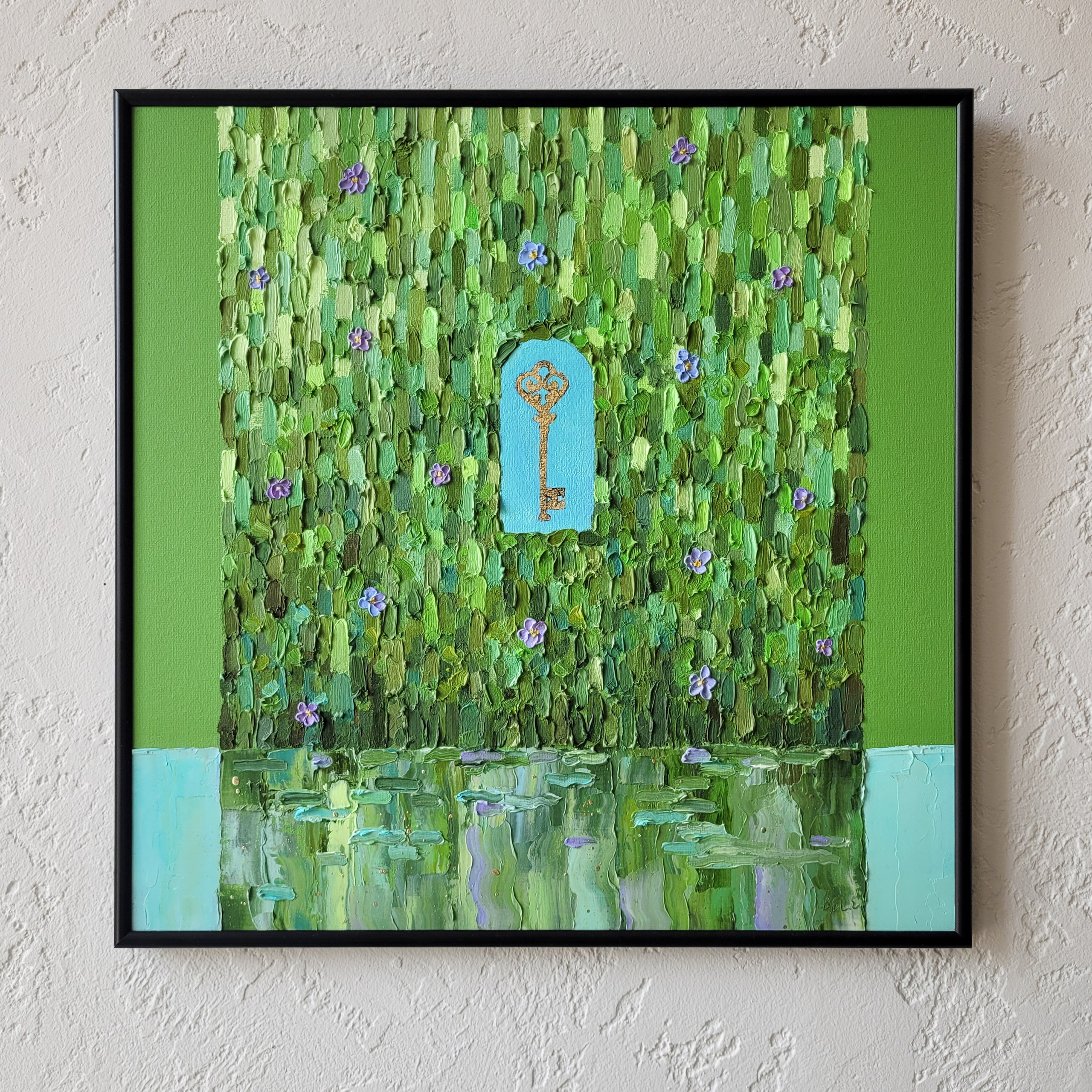 Картина маслом. «Ключ к счастью». Галерея авторских картин художницы Бельмесовой Евгении