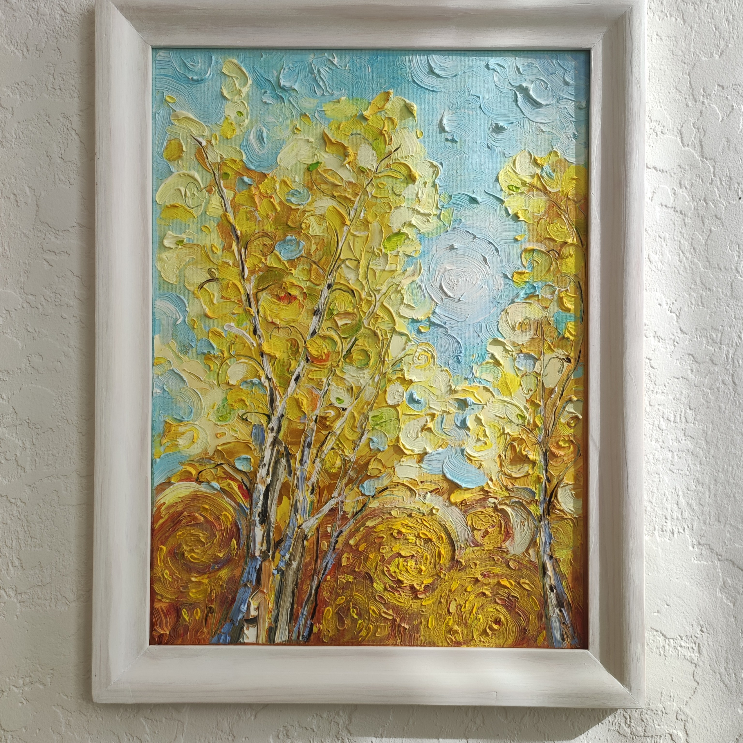 «Мелодия осени», масло на картоне, 30×40см.