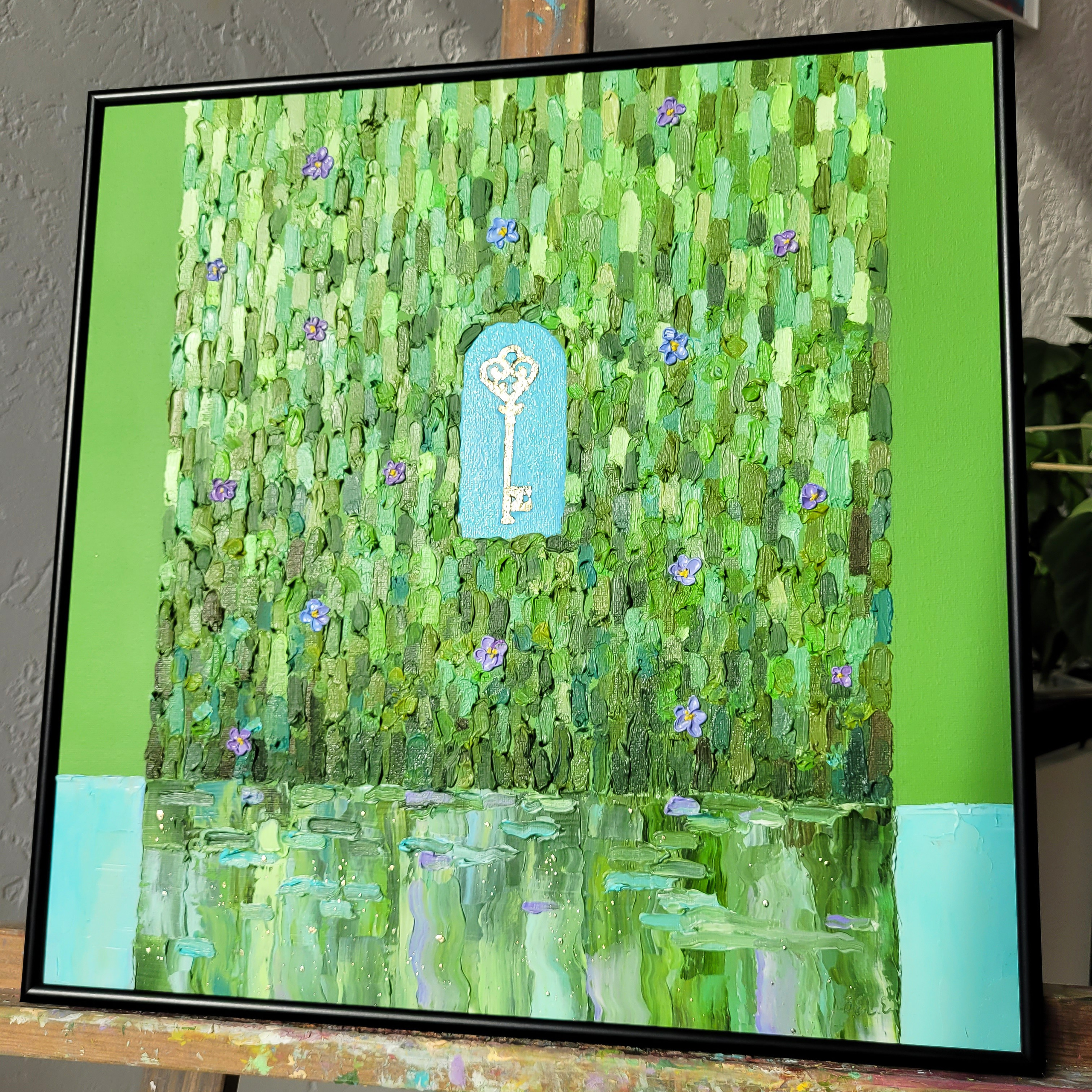 Картина маслом. «Ключ к счастью». Галерея авторских картин художницы Бельмесовой Евгении