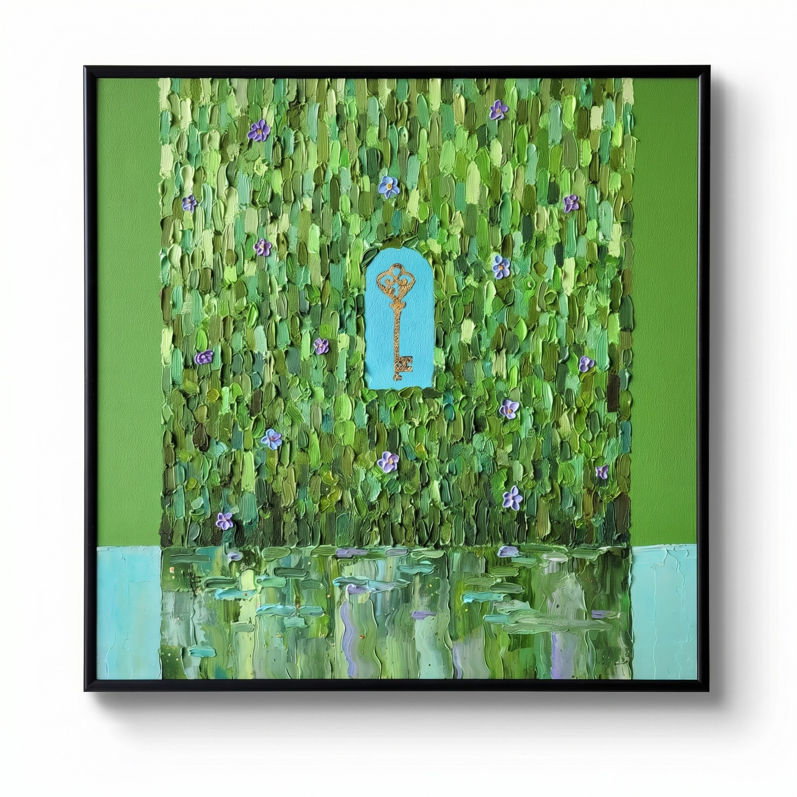 Картина маслом. «Ключ к счастью». Галерея авторских картин художницы Бельмесовой Евгении