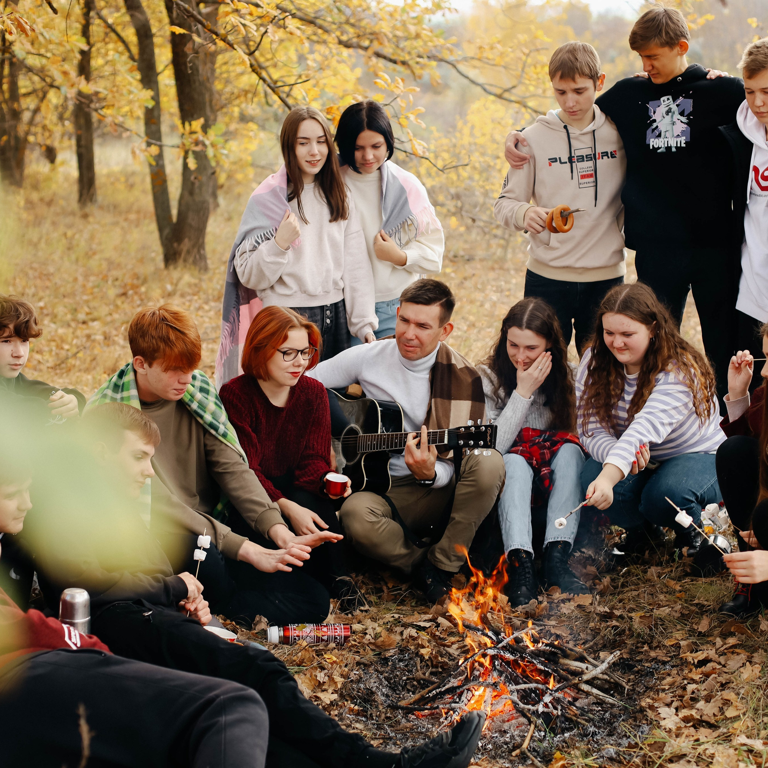 Осенняя фотосессия класса