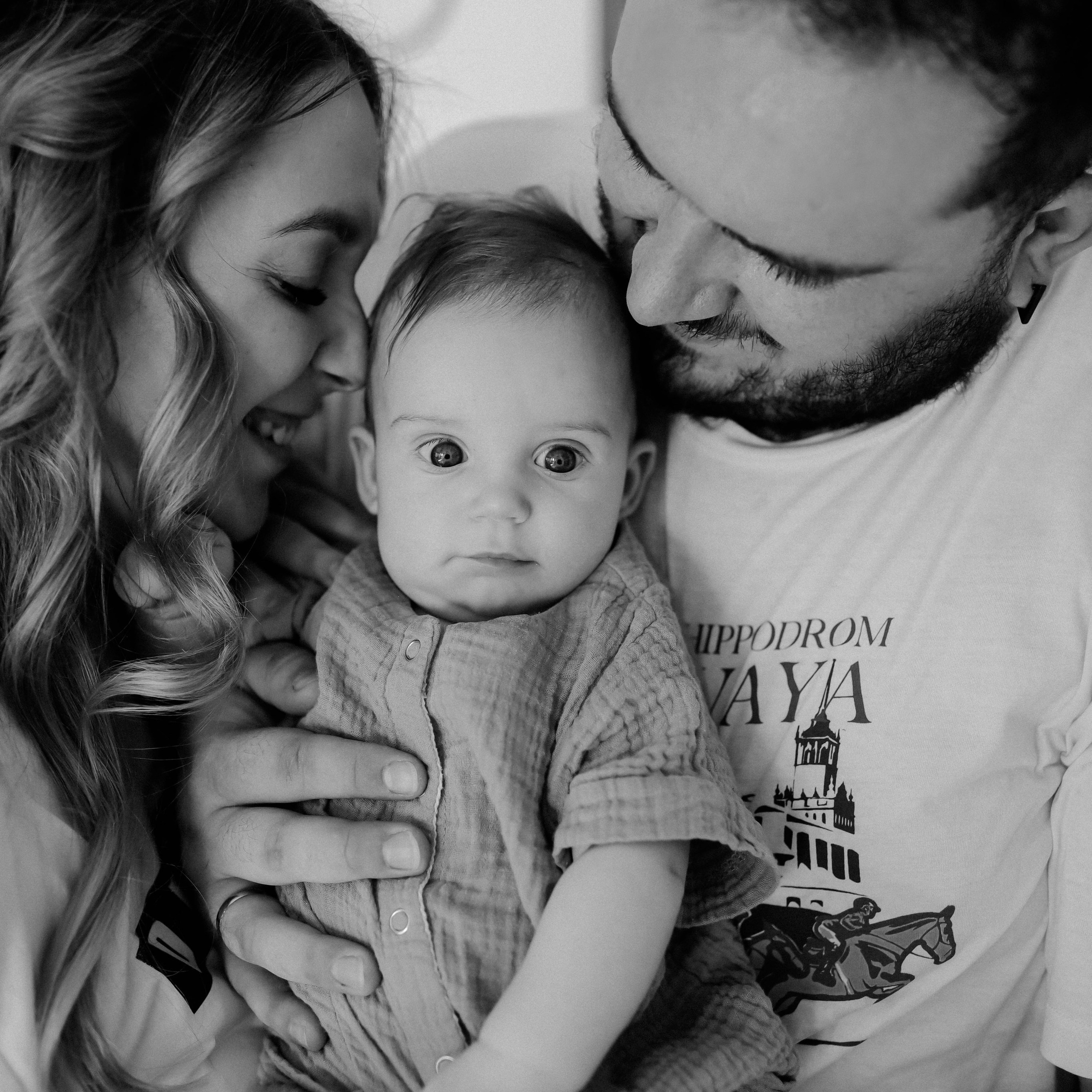 семейная фотосессия с малышом