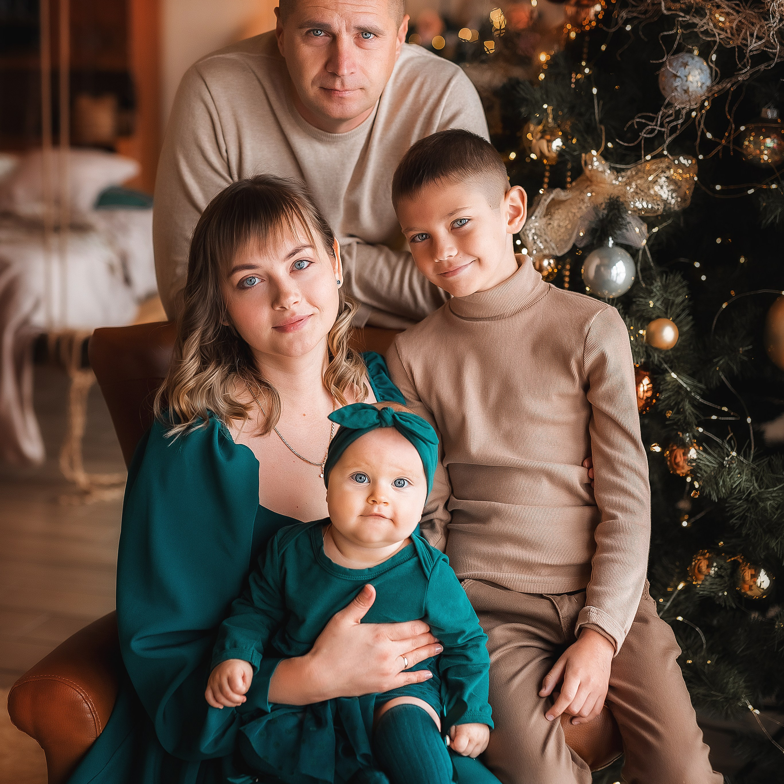 Новогодняя семейная фотосессия