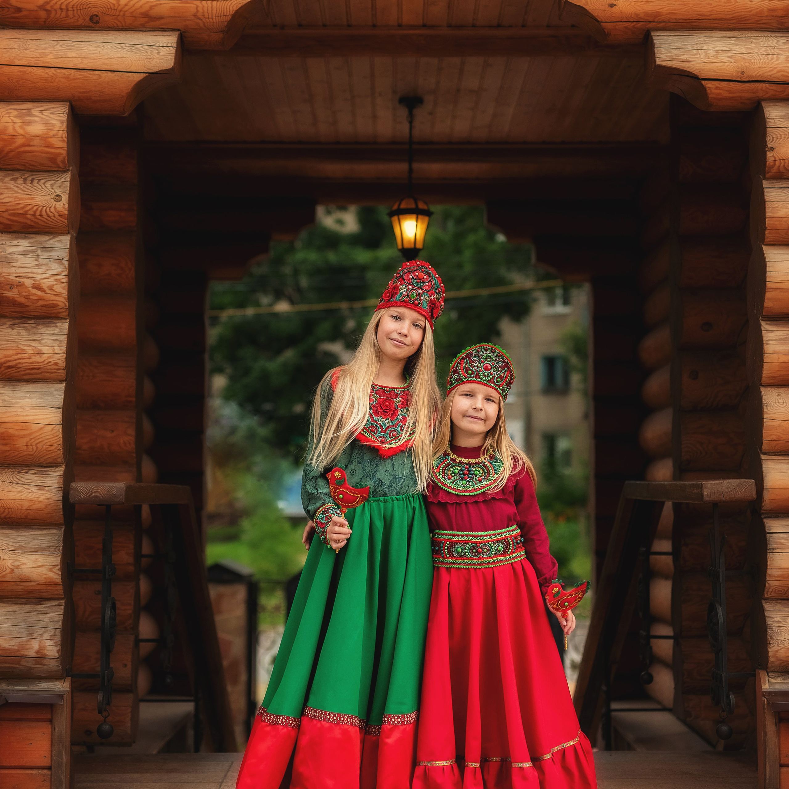 Фотосессия в русском стиле