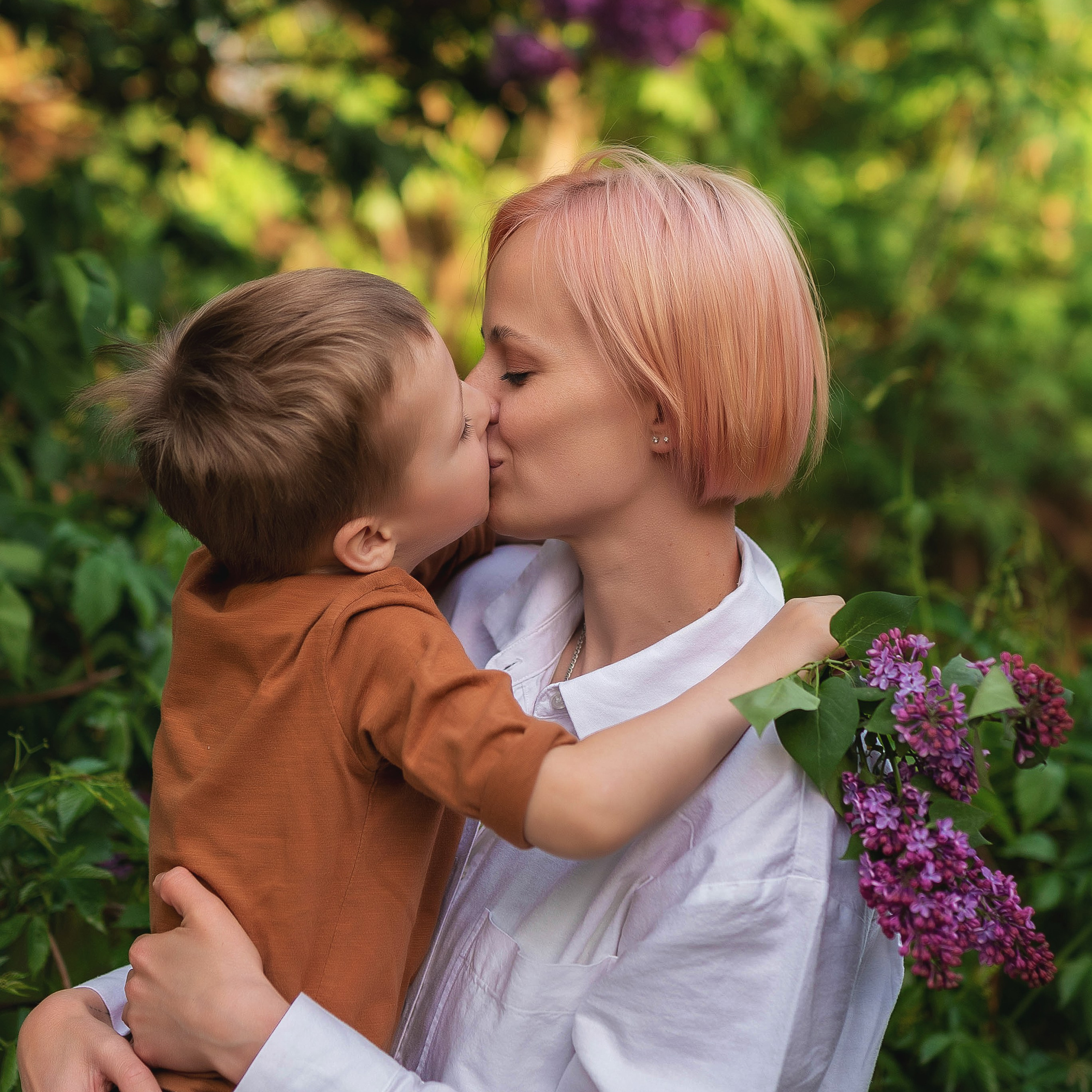 Фотосессия в сирени