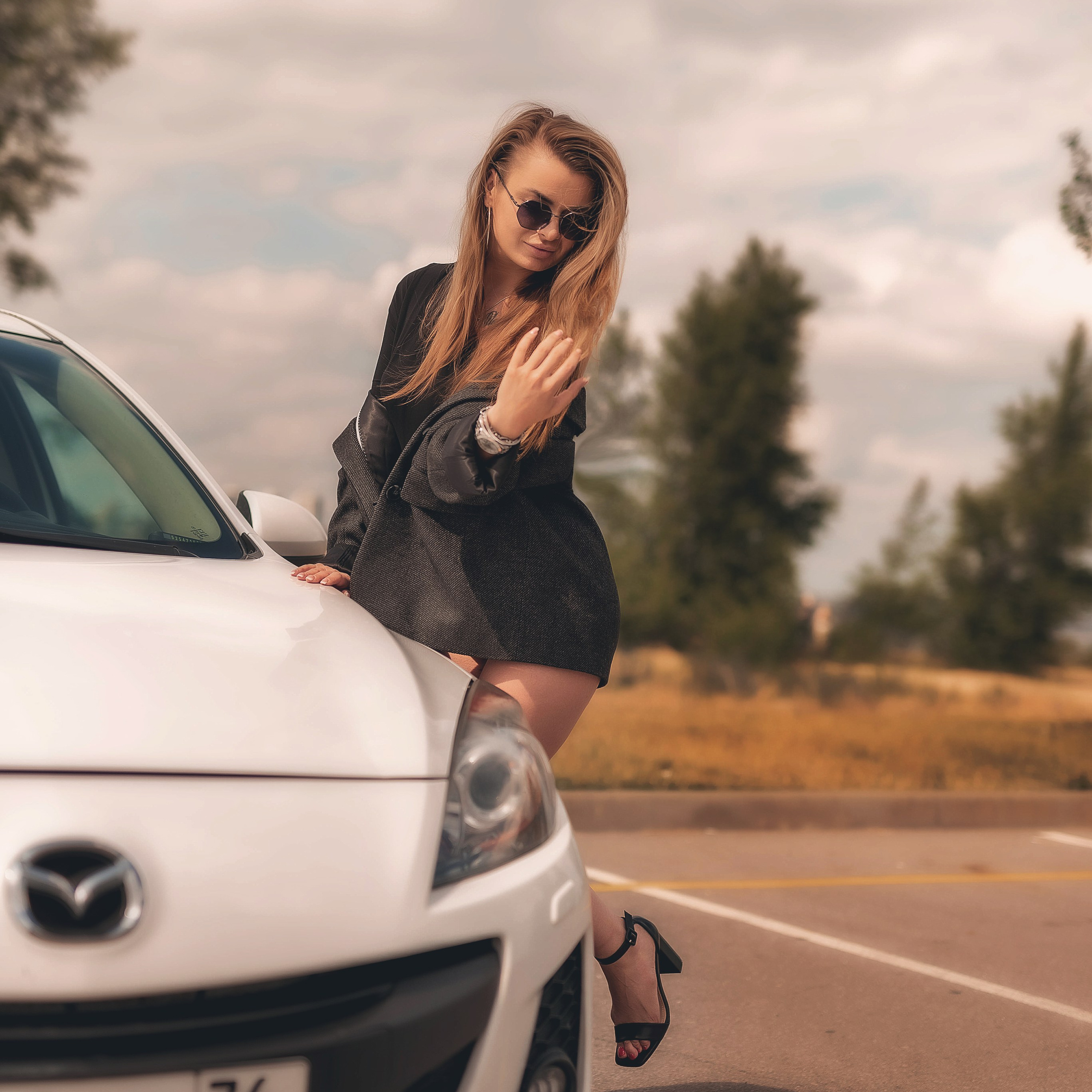 Фотосессия с машиной