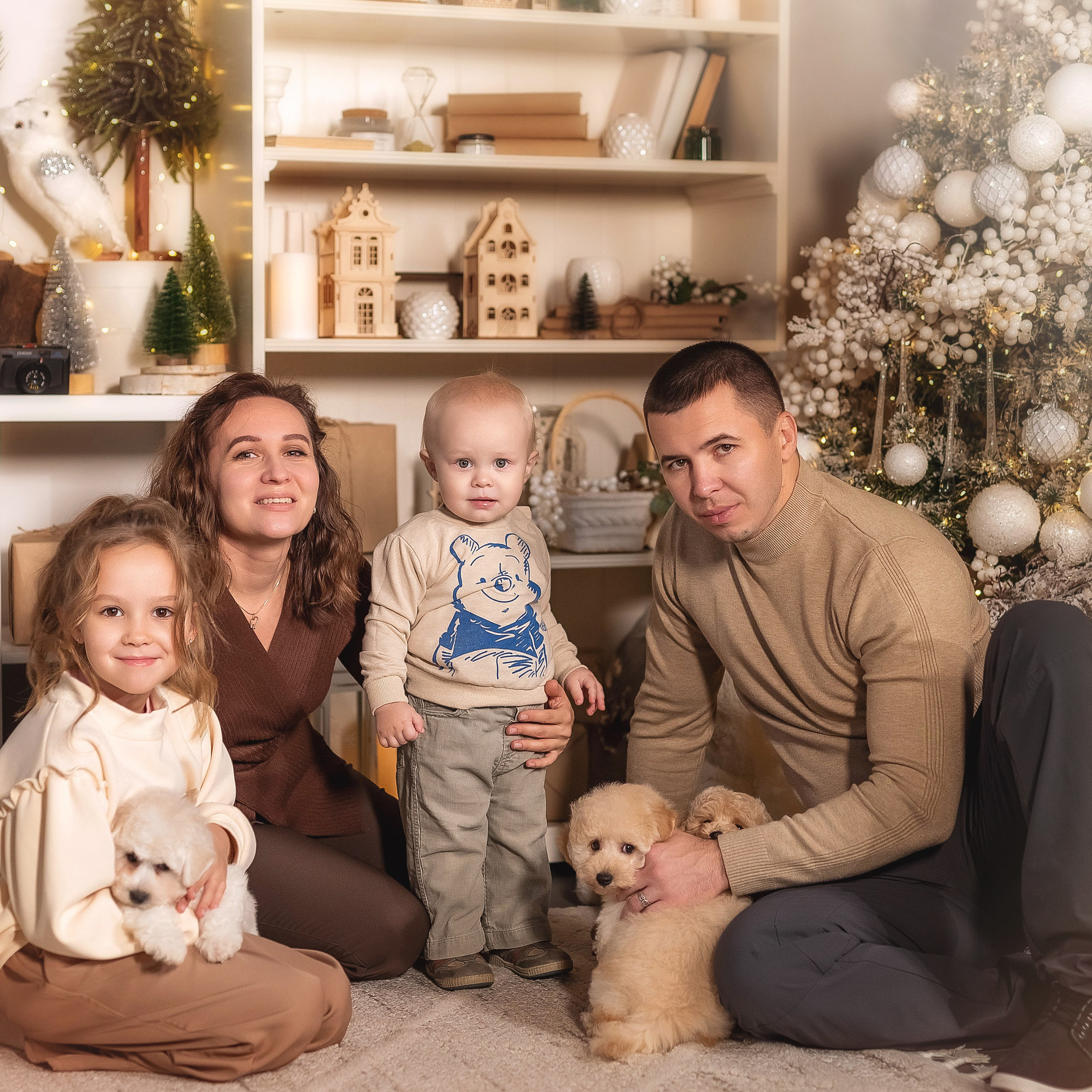 Фотосессия с щенками