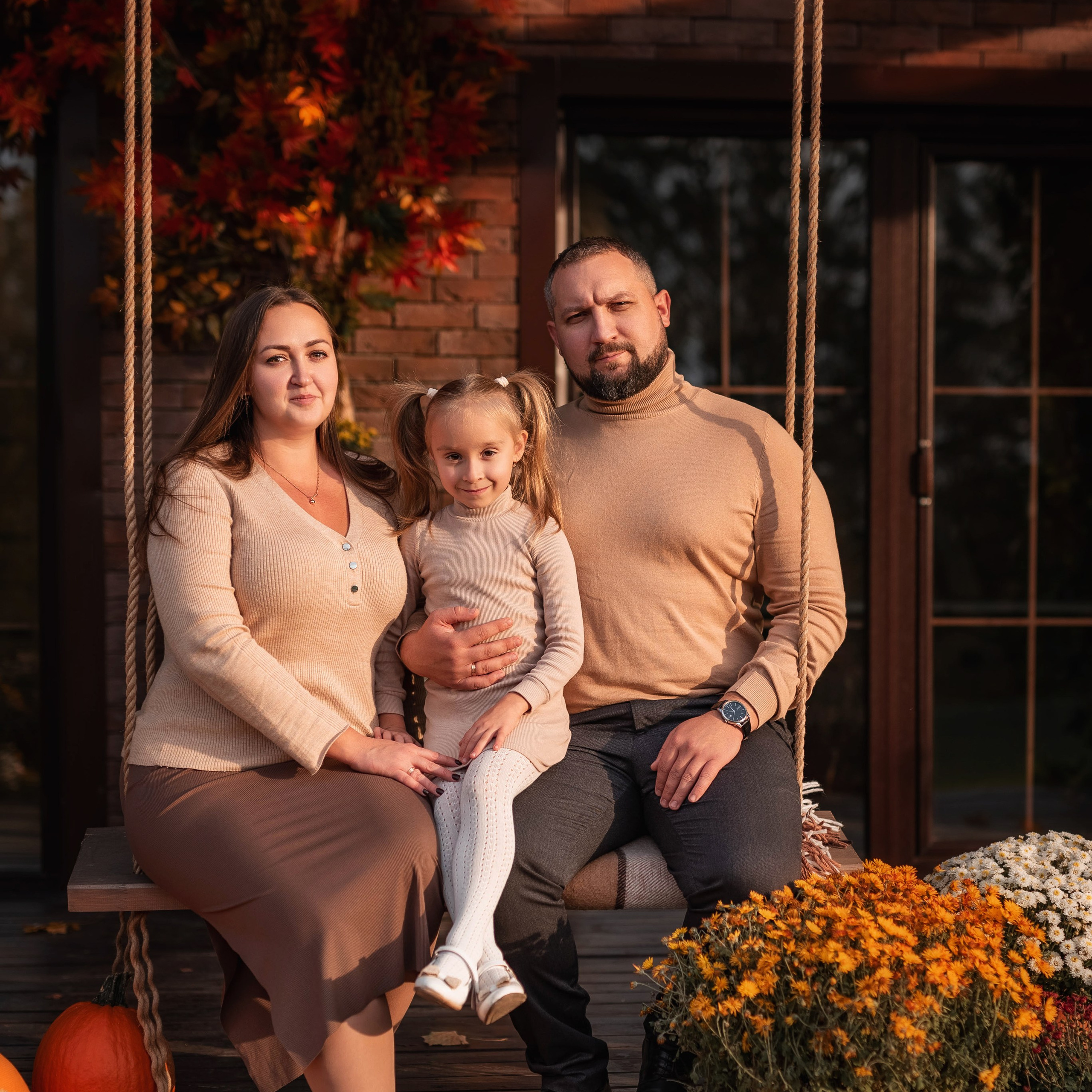 Осенняя семейная фотосессия