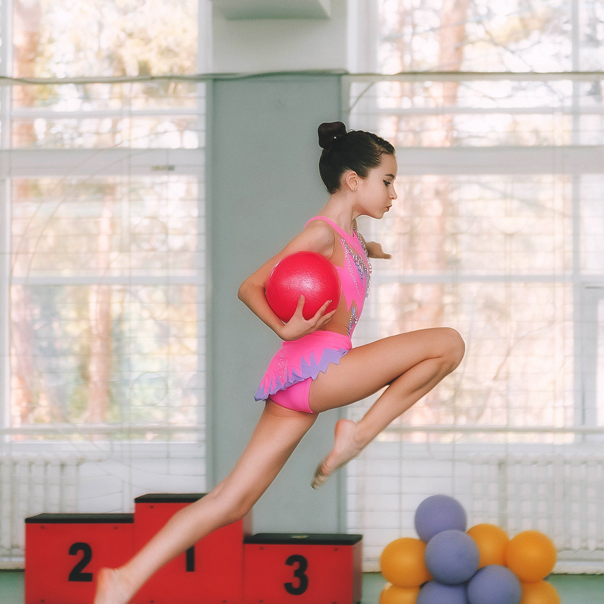 Фотосессия турнира по гимнастике