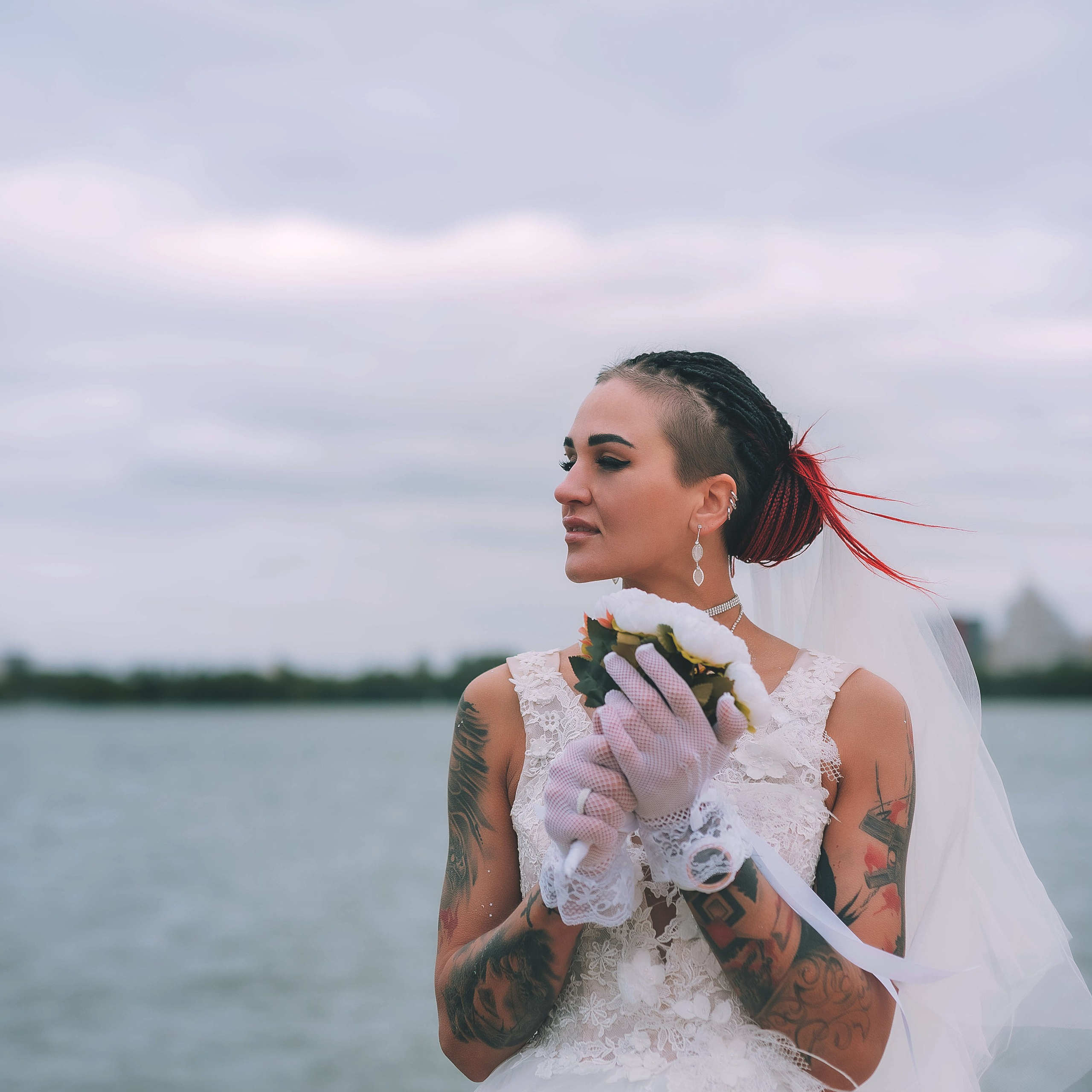 Свадебная фотосессия на набережной