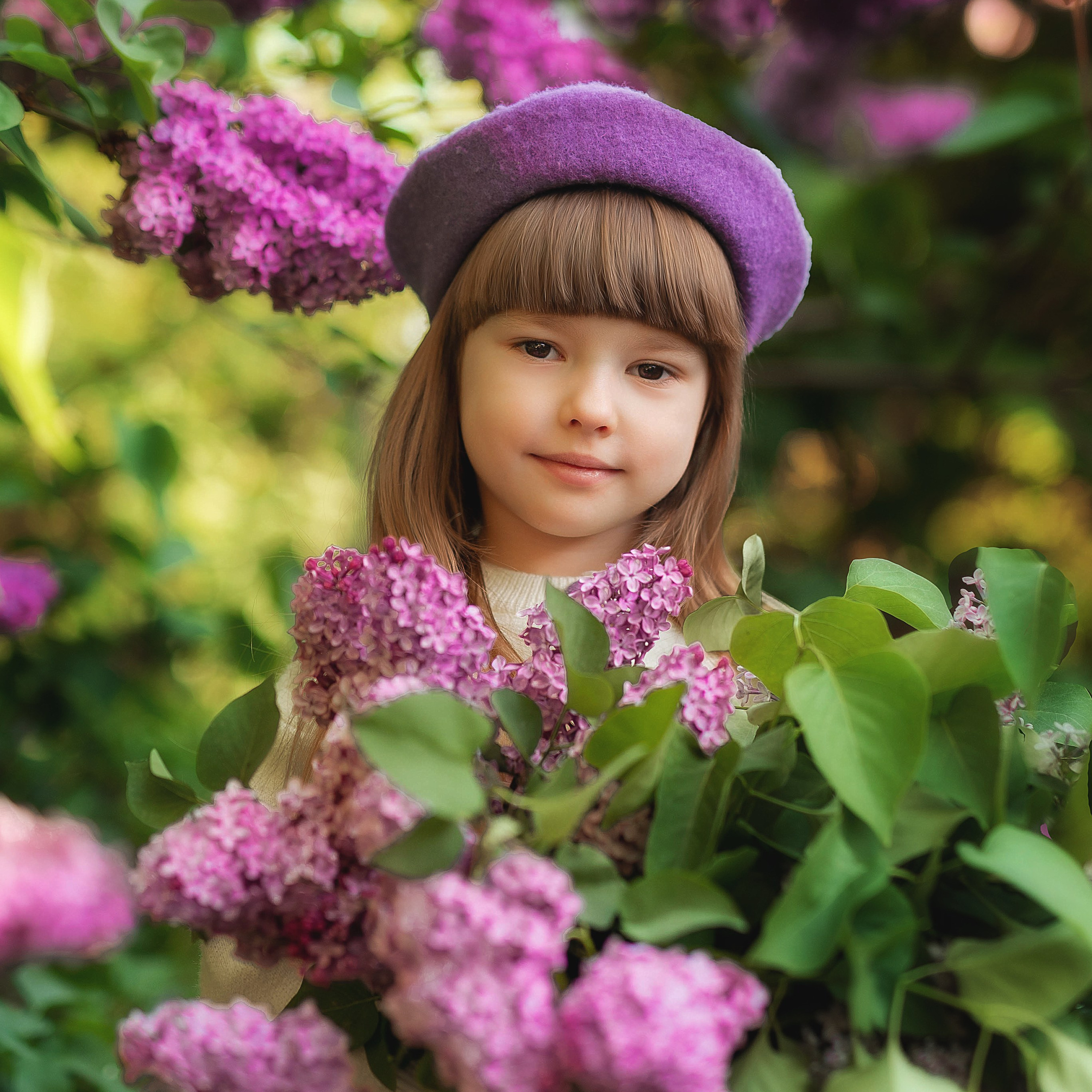 Фотосессия в сирени