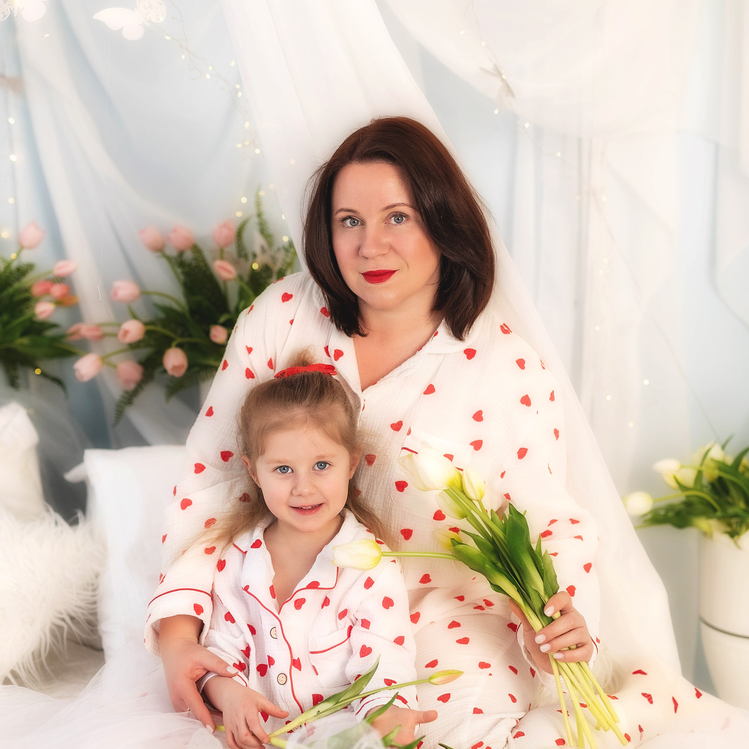 Фотосессия мама и дочка