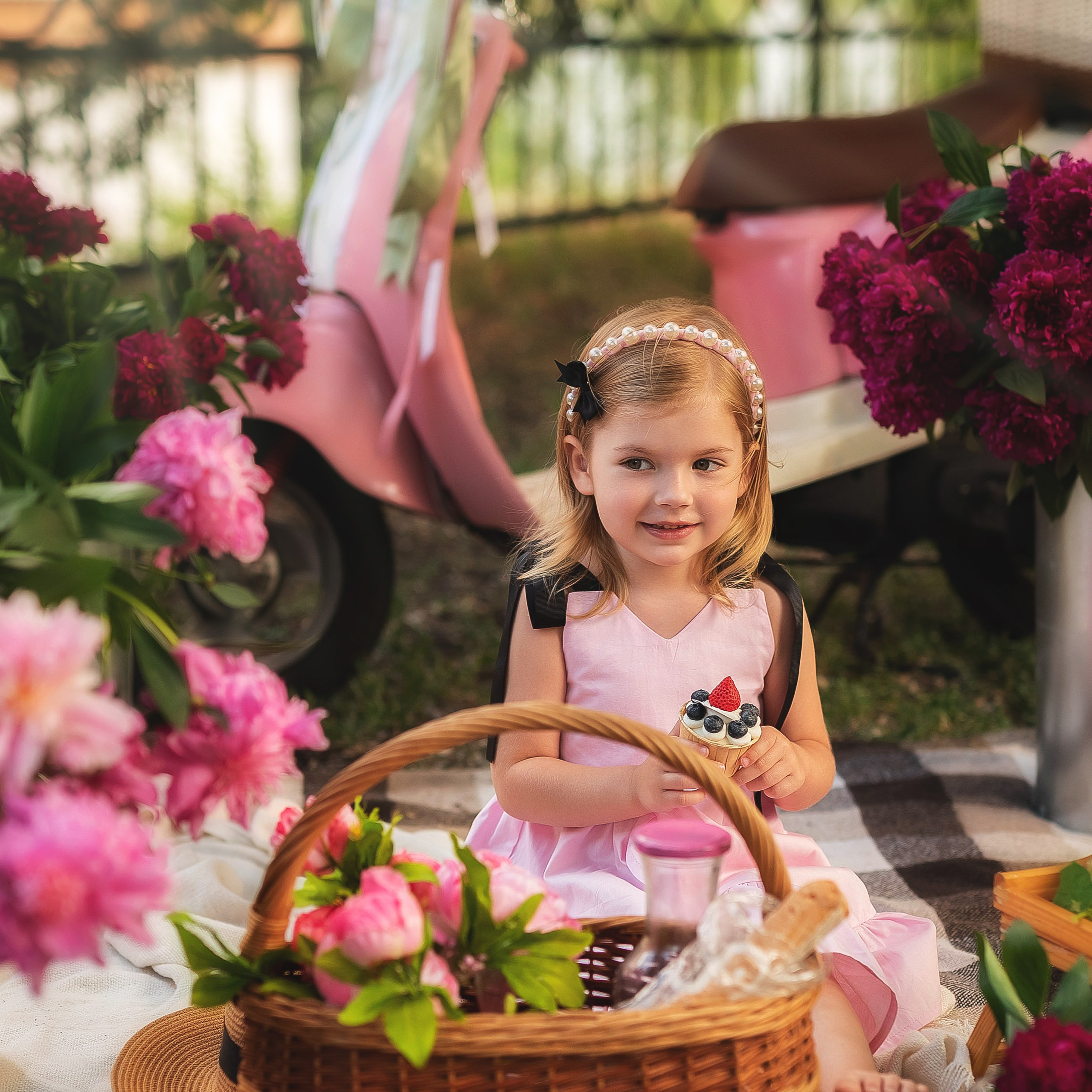 Фотосессия в пионах