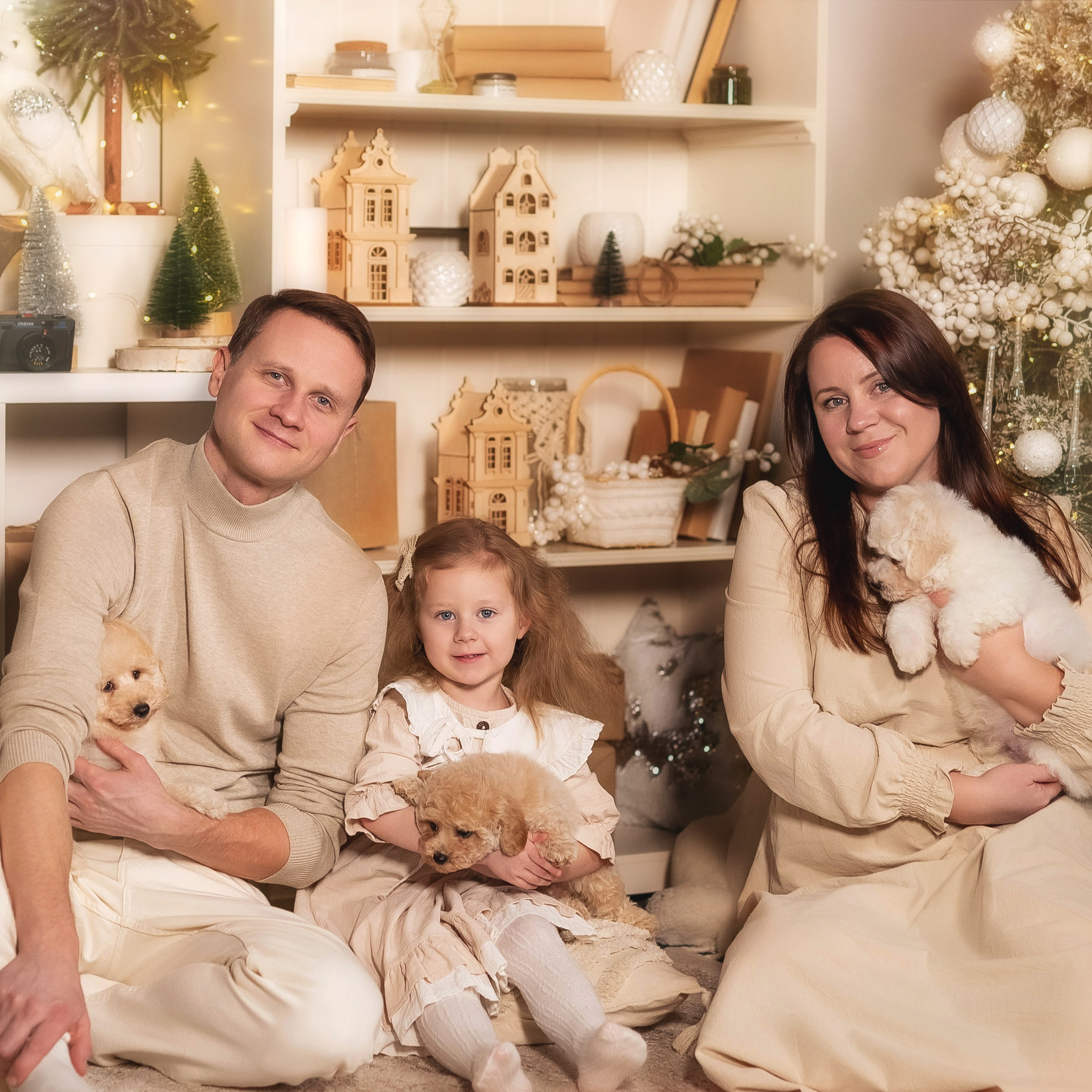 Фотосессия с щенками