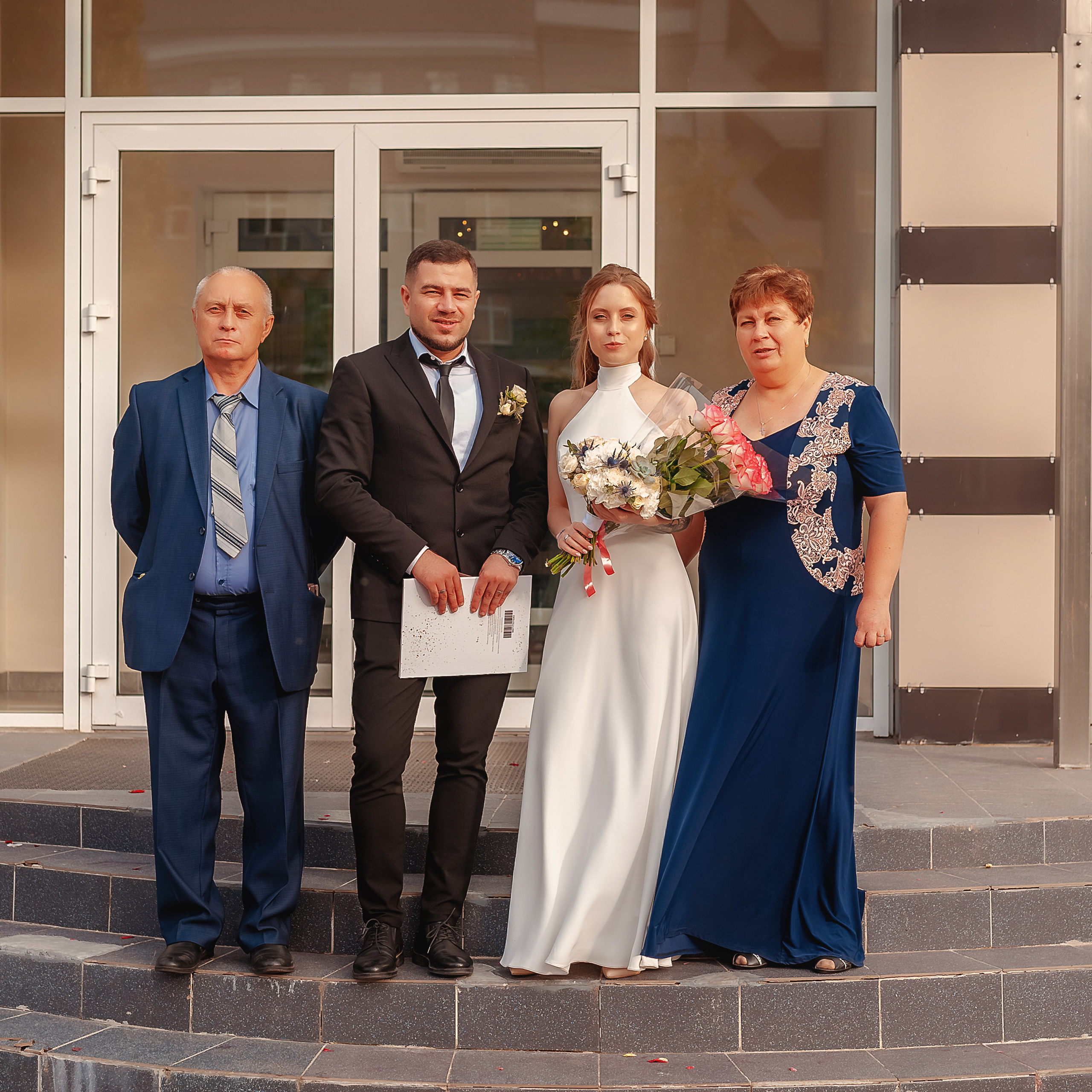 Летняя свадебная фотосессия