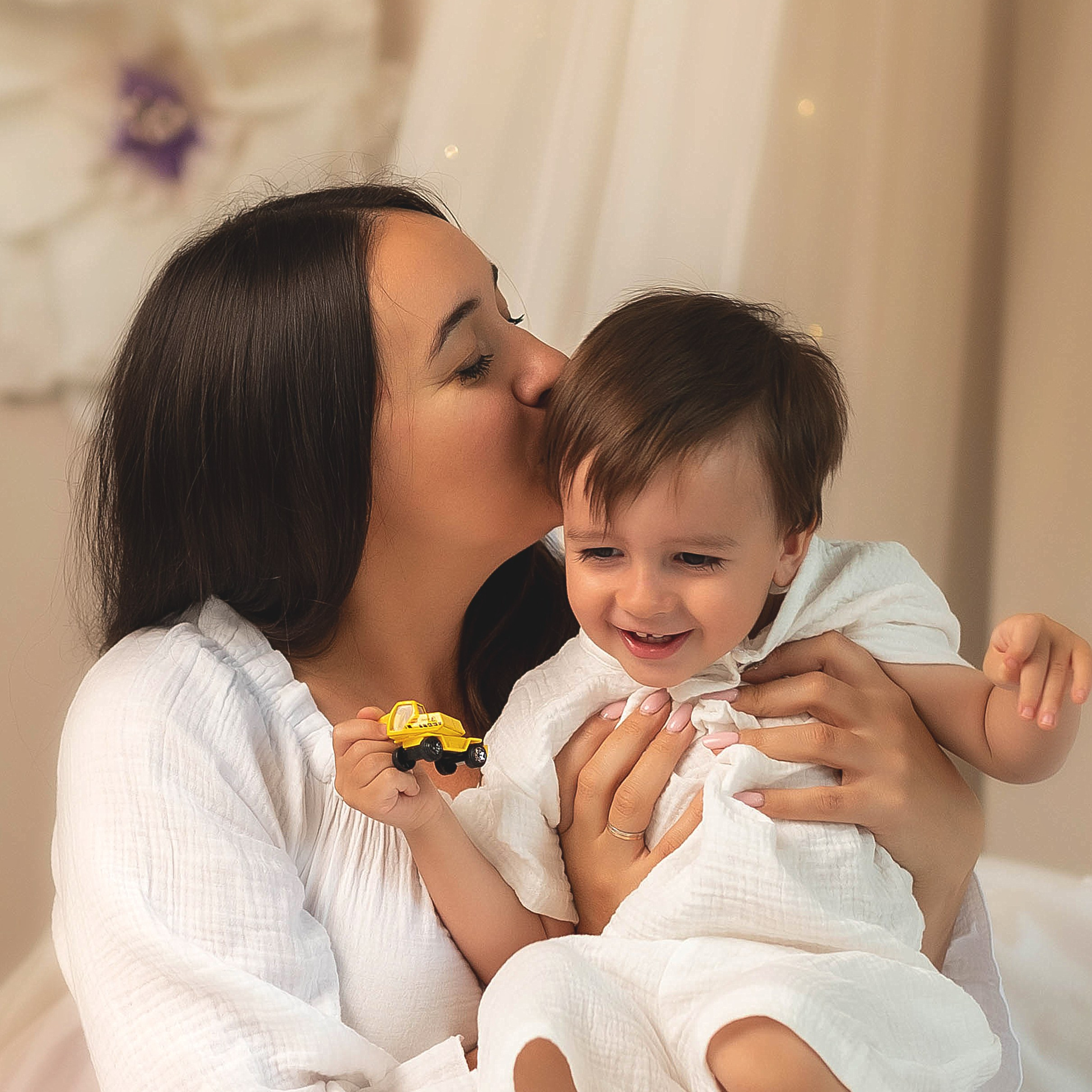 Фотосессия мама и малыш