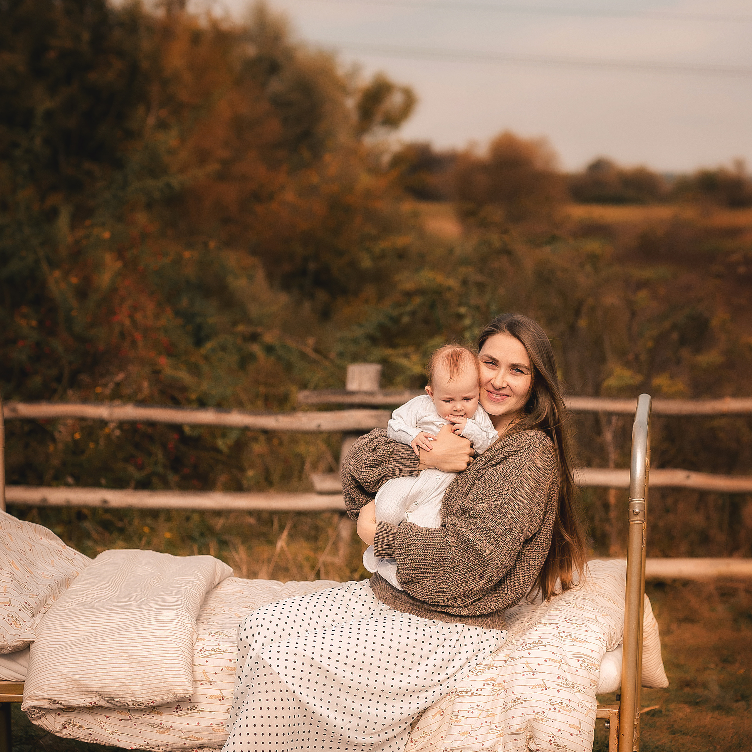 Осеняя фотосессия мамы идочки