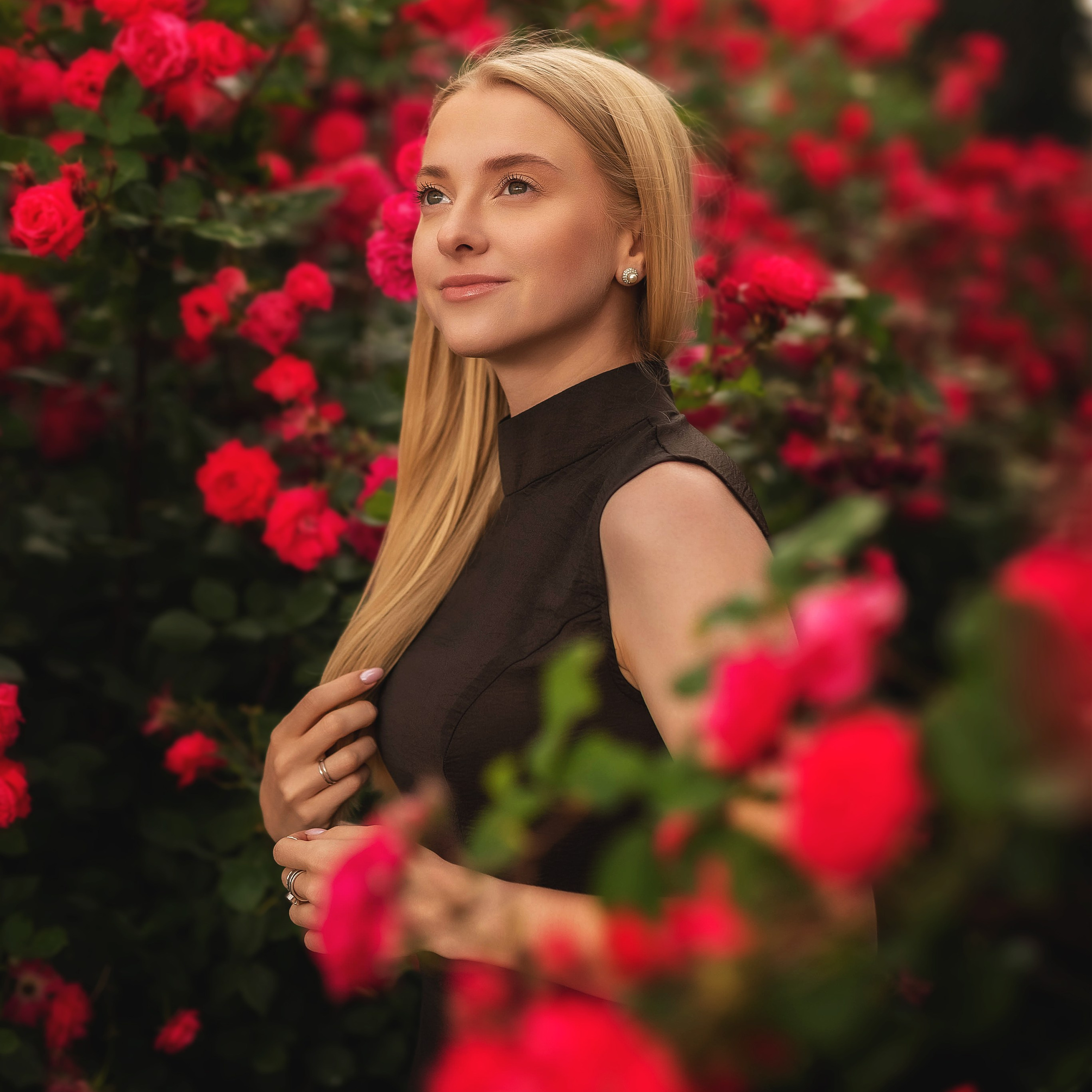 Фотосессия в розах