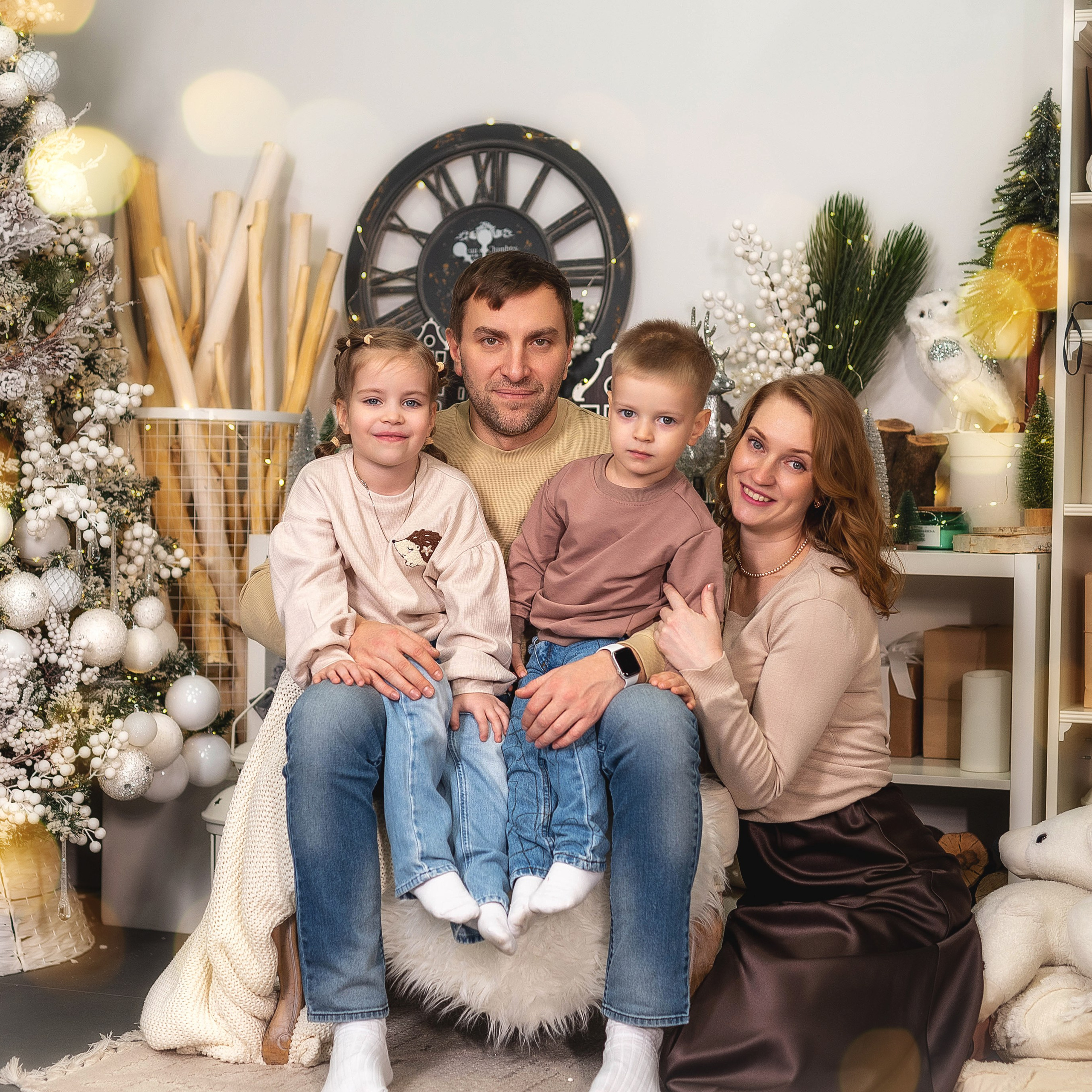 Новогодняя семейная фотосессия