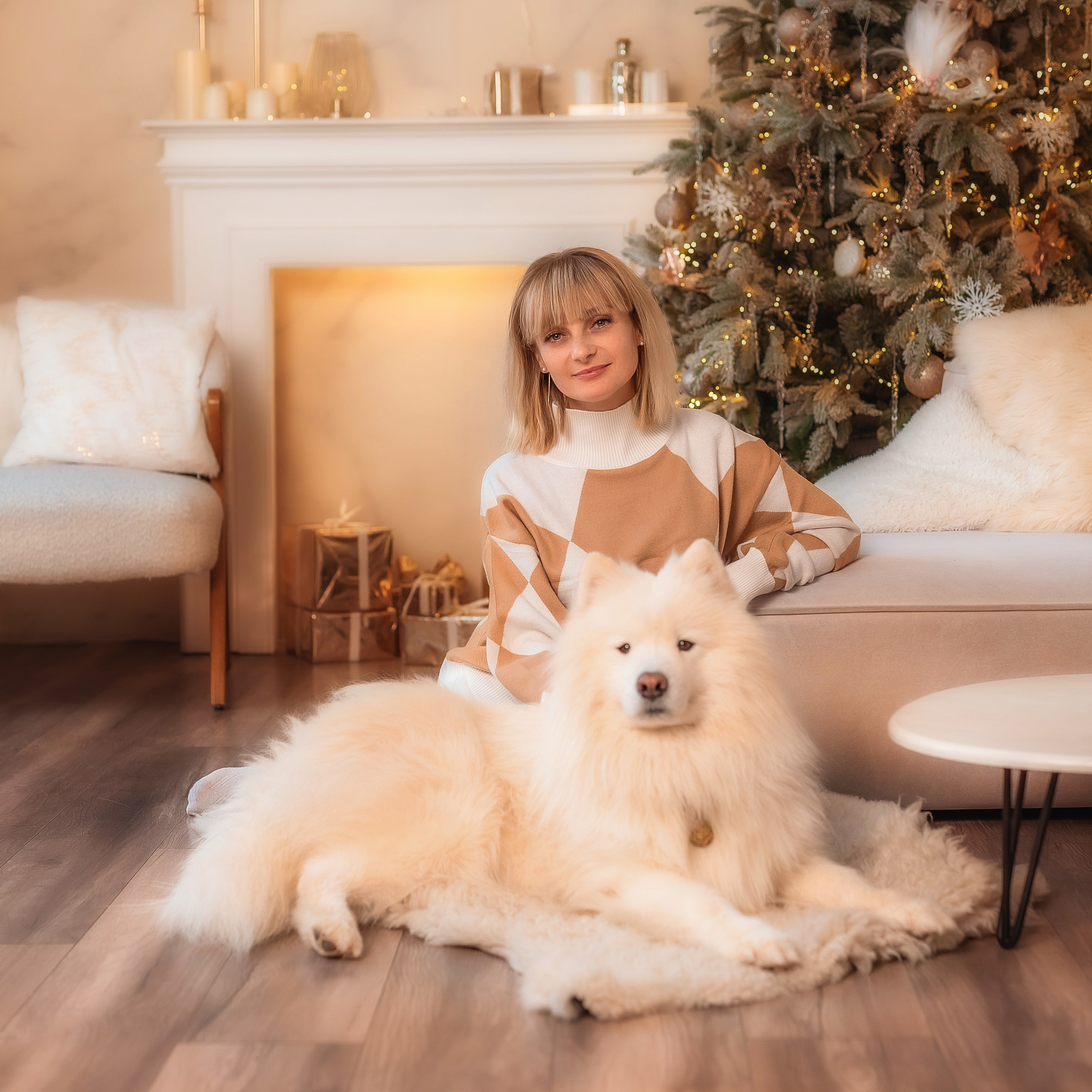 Фотосессия с самоедом