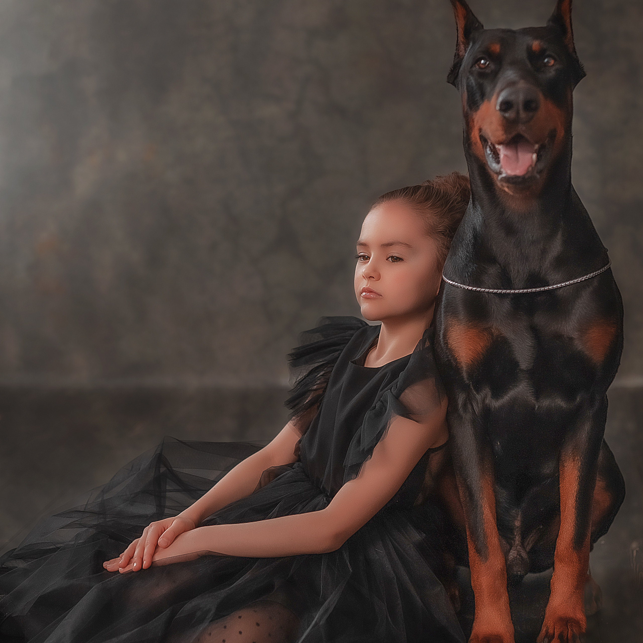 Фотопроект с доберманом