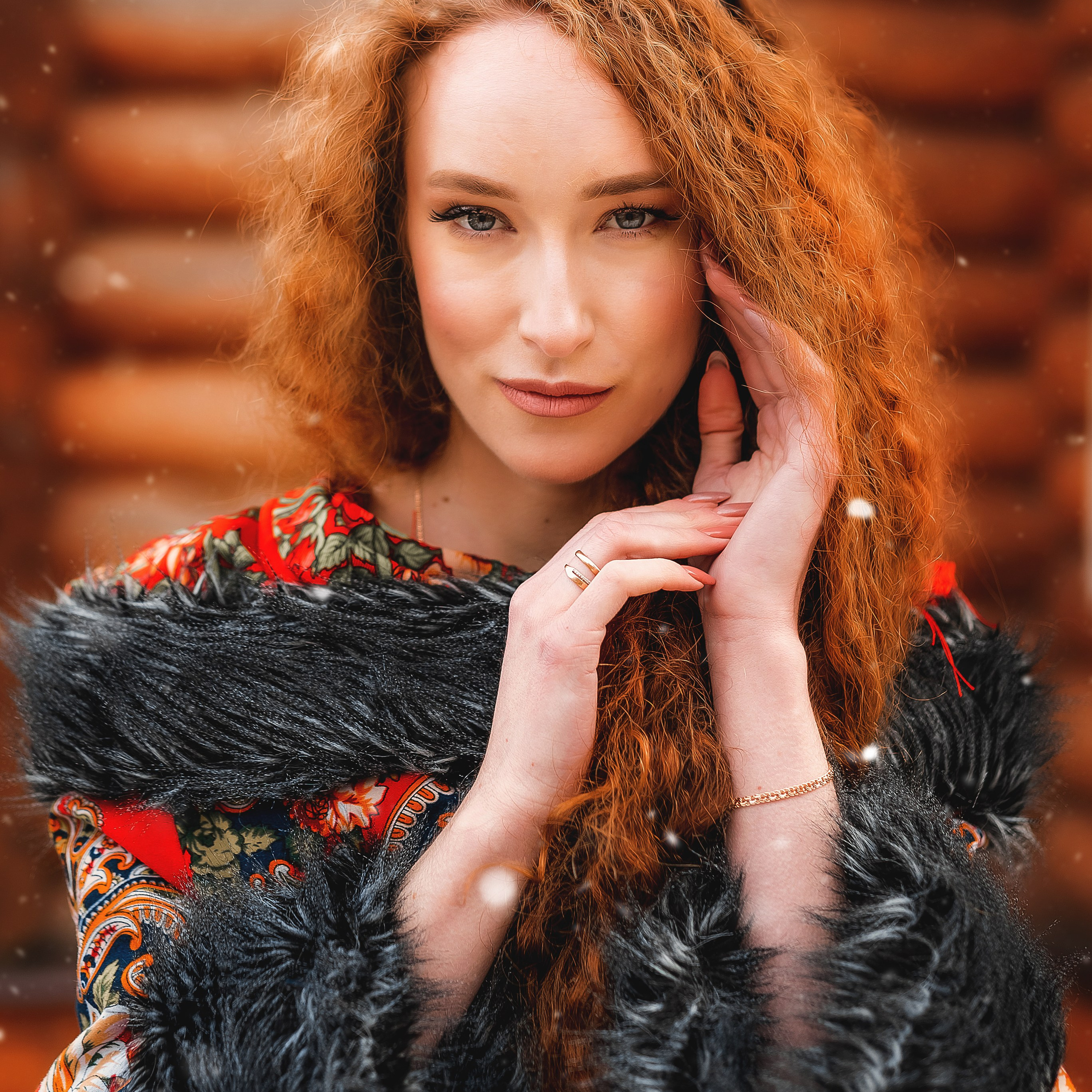 В стиле русская зима