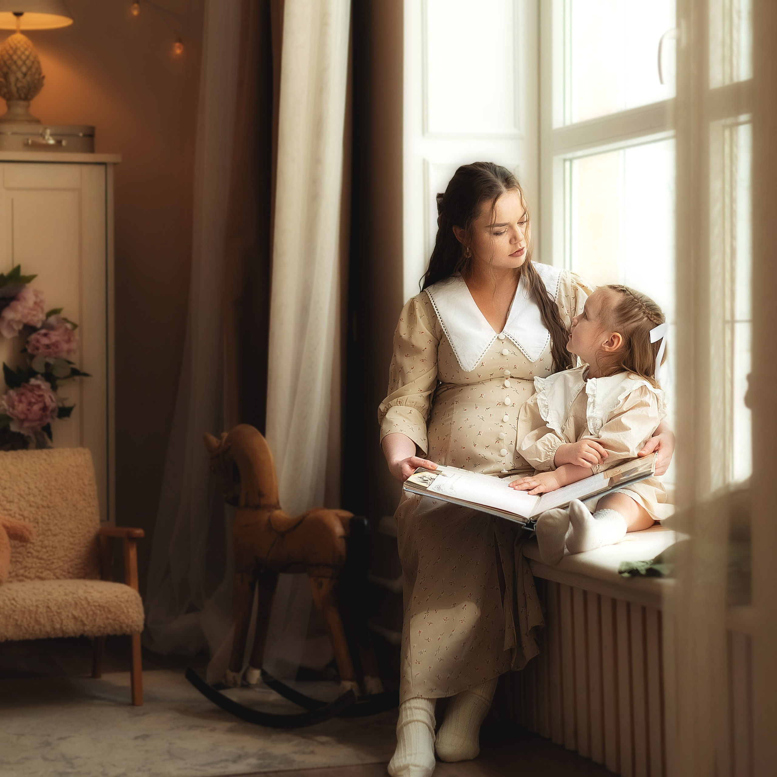 Семейная фотосессия беременности